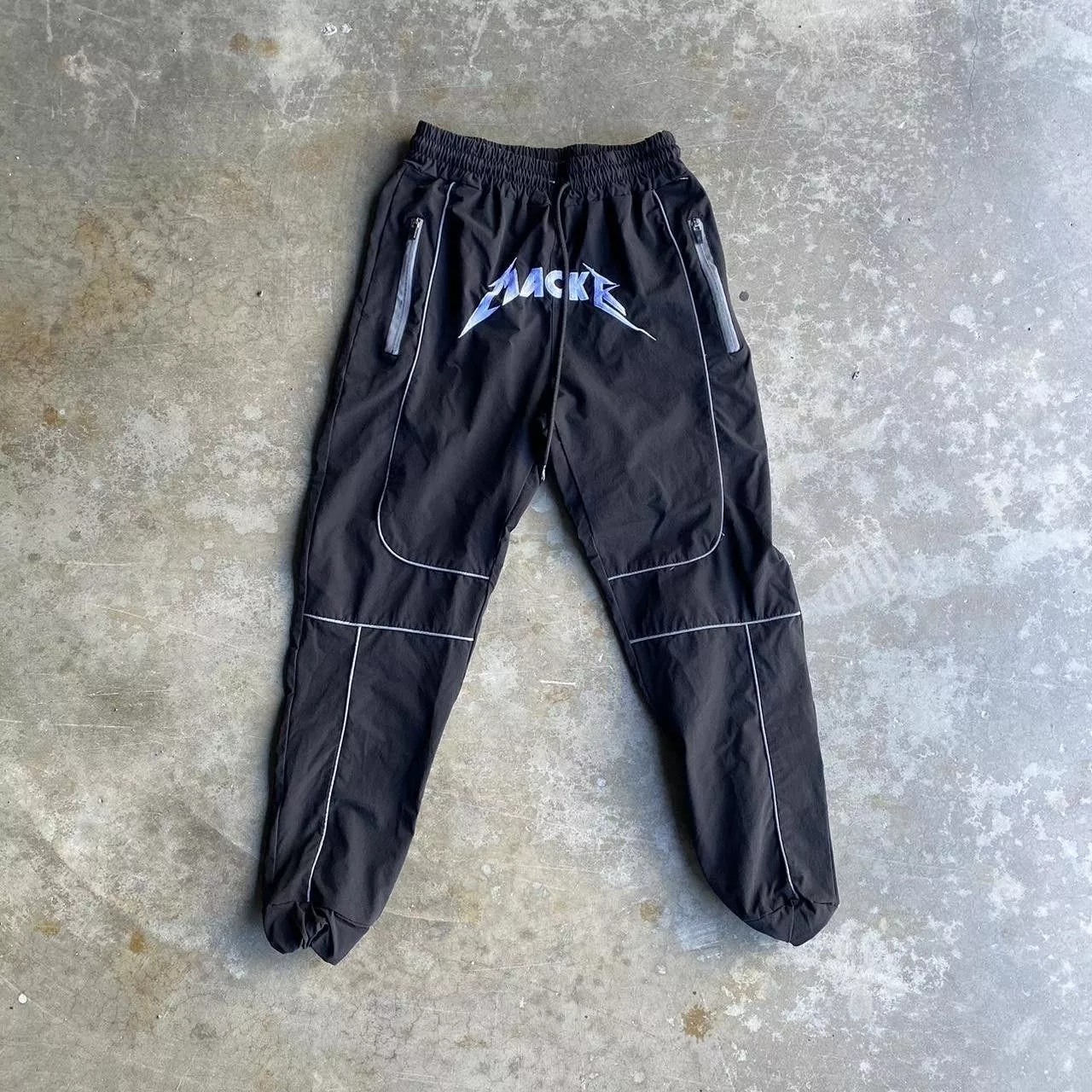 Nike Sweatpants Crazy Vintage Nike Like Mace Black