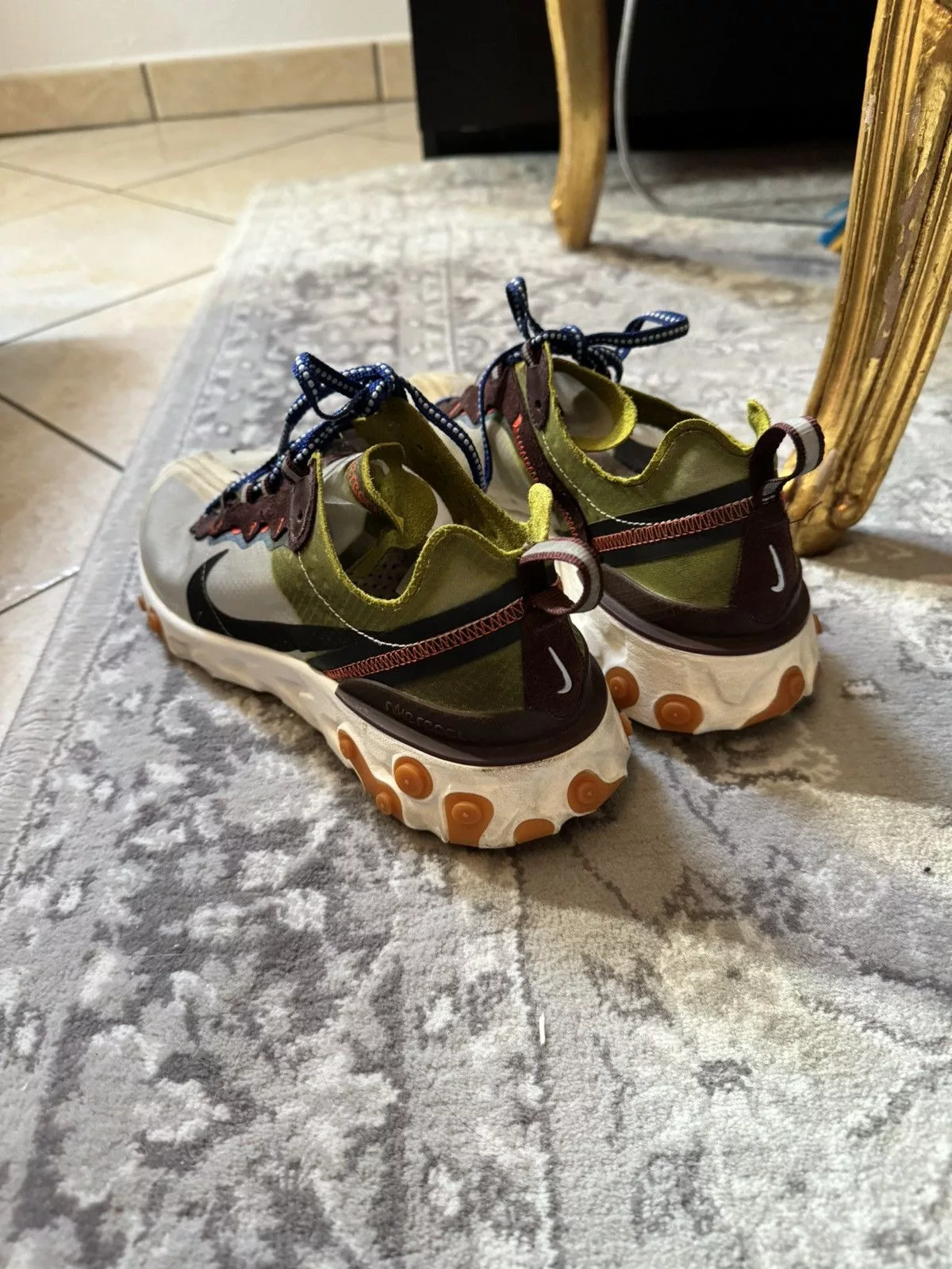 Nike Low Top Sneakers Nike React Element 87 Green
