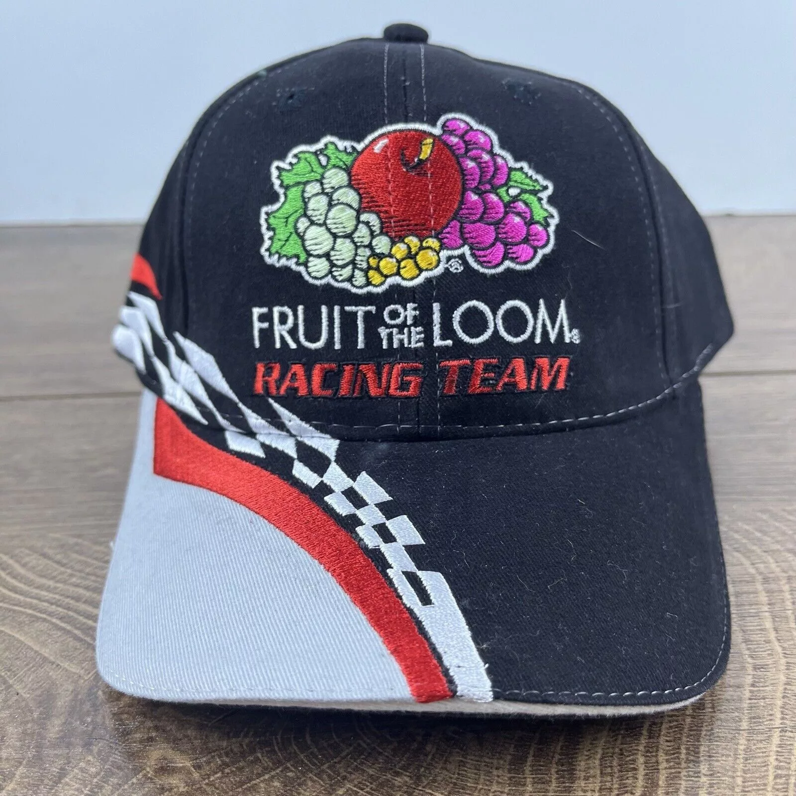 Other Hats Other Fruit of the Loom Racing 55 Hat Black Cap Hat Adjustable Bla
