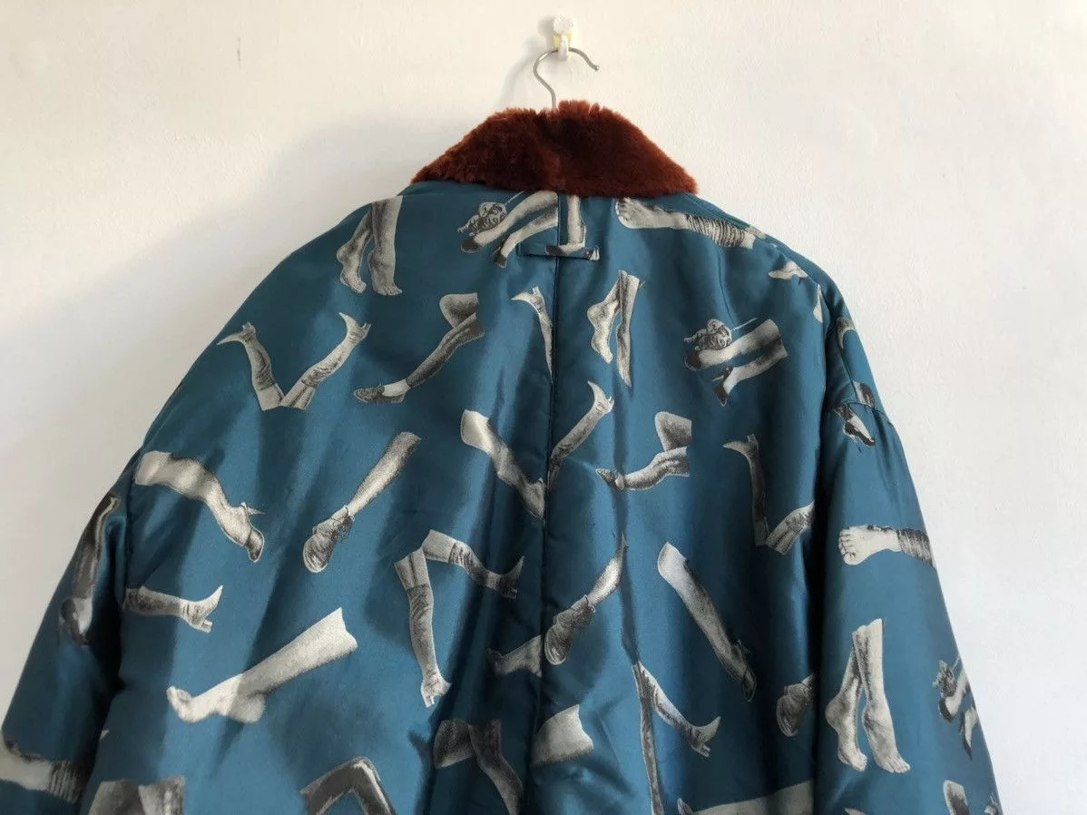 Jean Paul Gaultier Heavy Coats Jean Paul Gaultier aw 92 french cancan kimono coat Blue