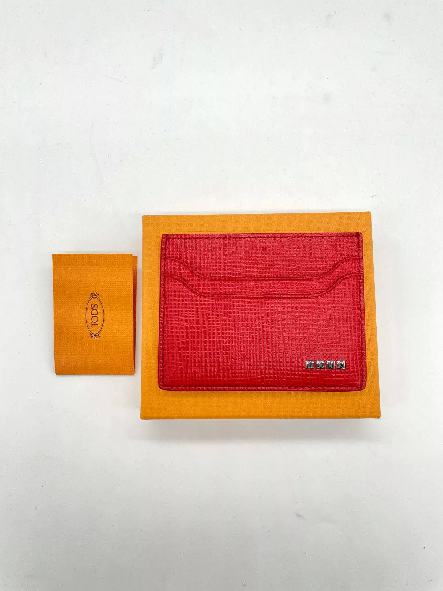Tod's Wallets 🔥75% OFF🔥 [SALE] TOD'S Red Leather Cardholder