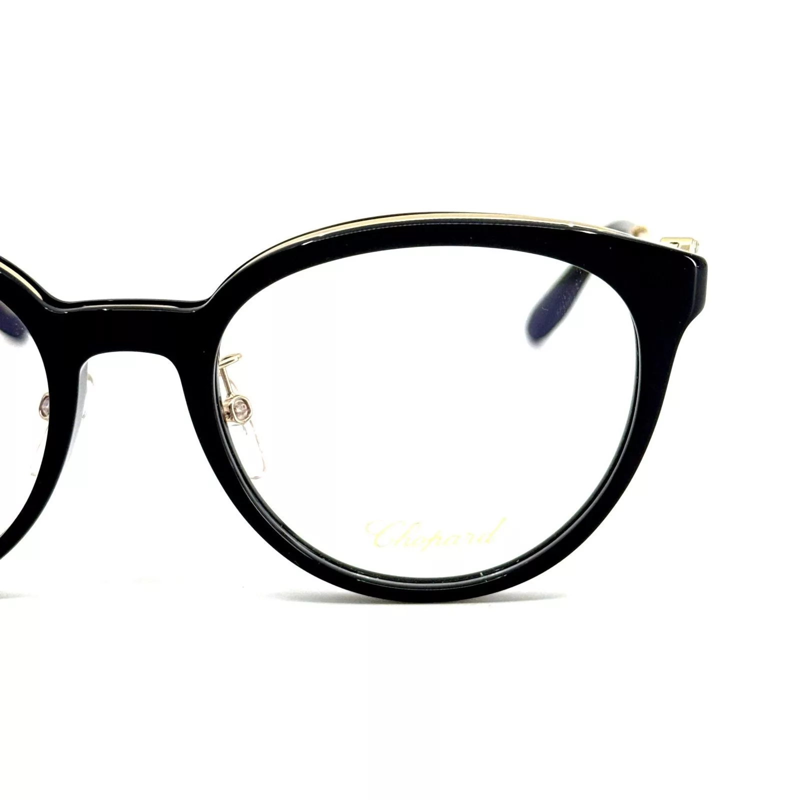 Chopard Sunglasses New, CHOPARD Eyeglasses VCH331S 0700 Authentic Black