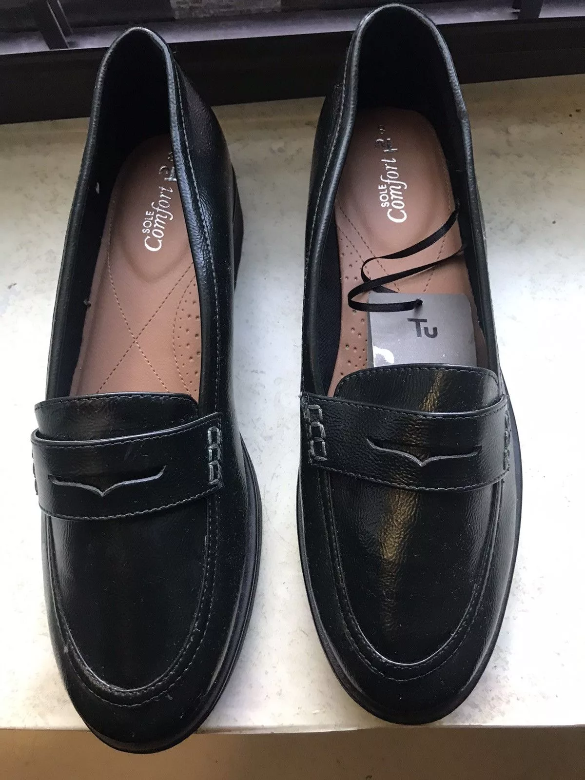 Other Flats Other Ladies Soft Comfort Loafers by Tu - size 8 UK Green