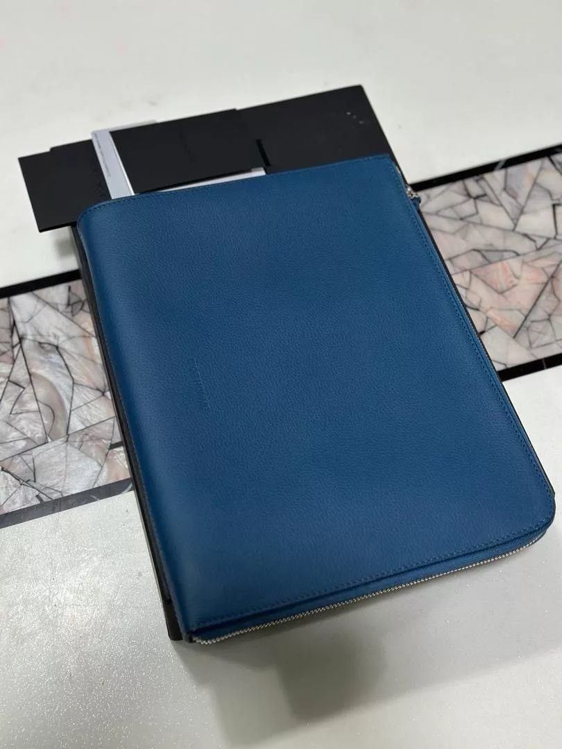 Dior Bags Luggage Authentic Dior Homme Clutch Document Blue