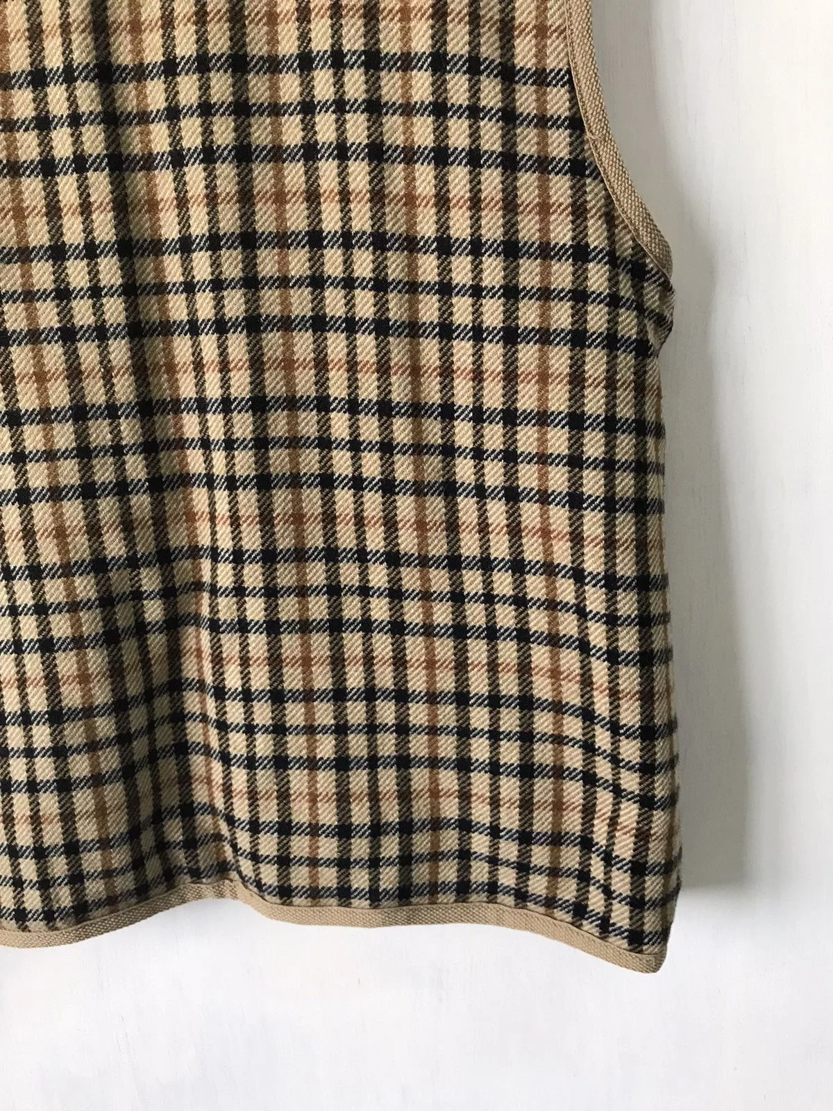 DAKS Vests Daks England Vest Fleece Sherpa Multi