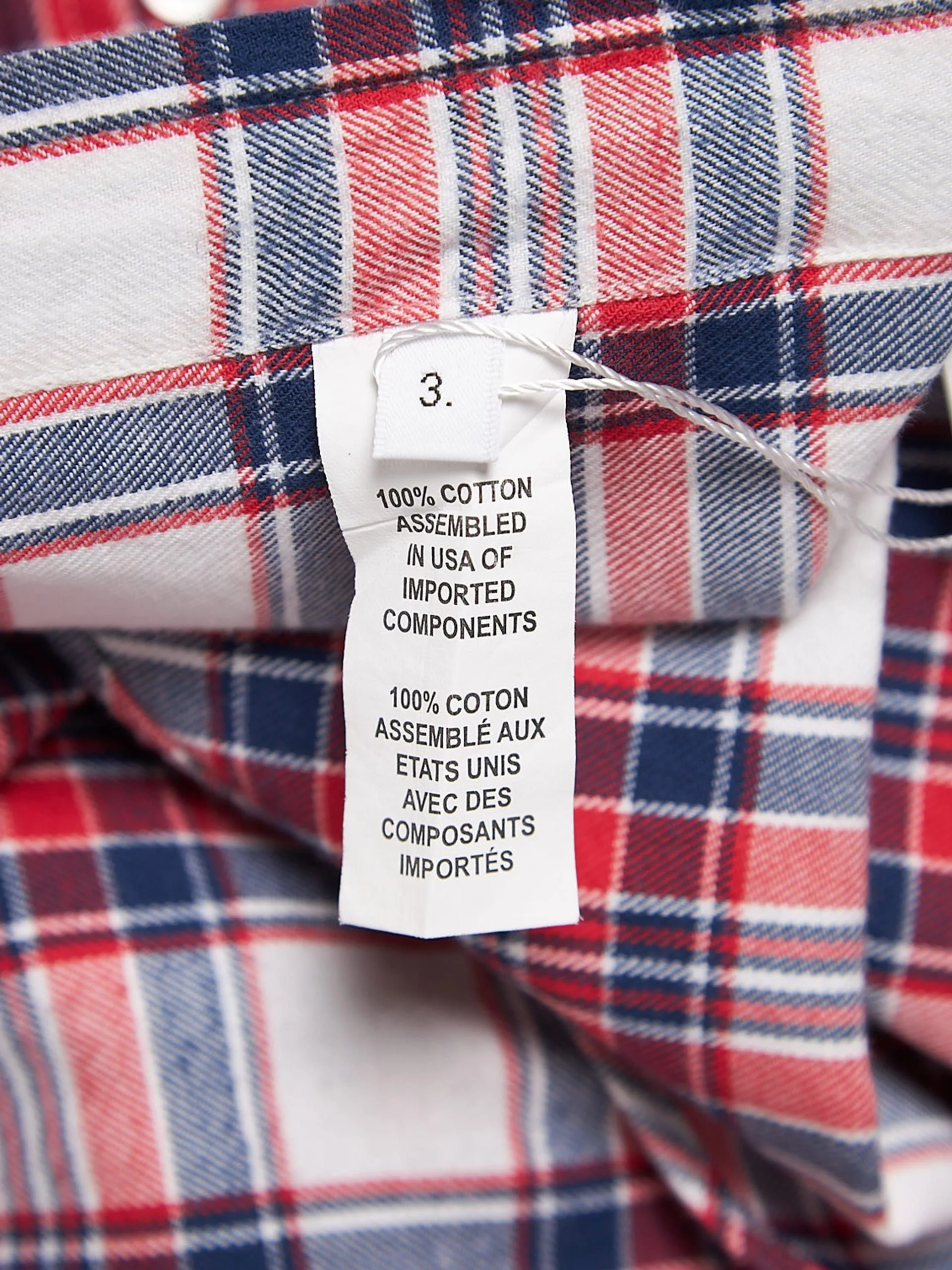 Thom Browne Long Sleeve T Shirts Thom Browne White Short Sleeved & Colorblock Striped Cotton Shirt
