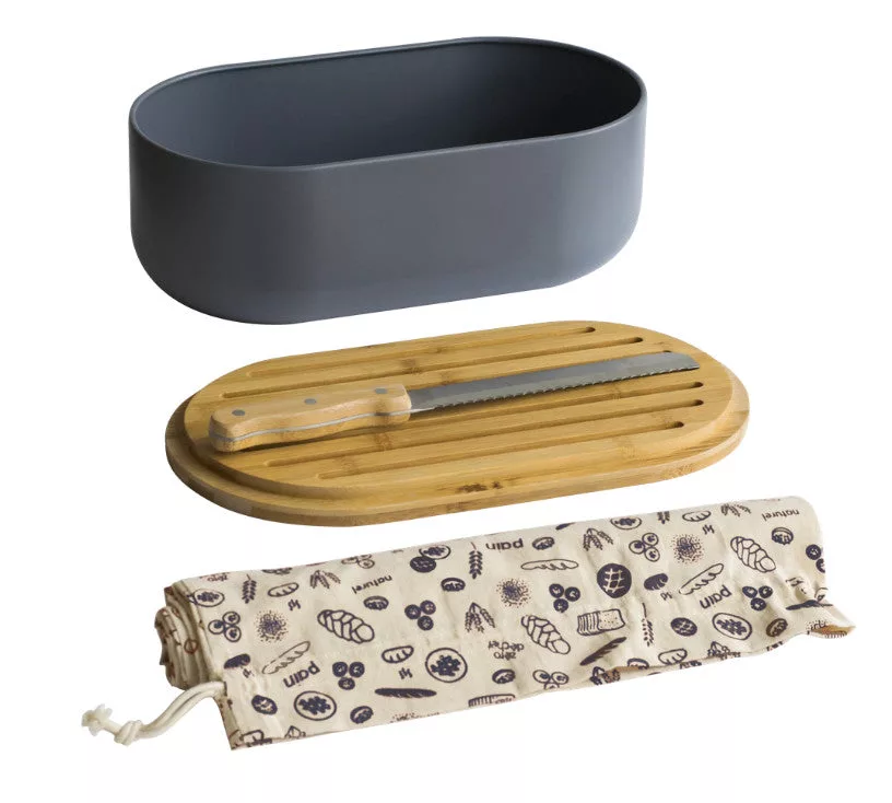4 in 1 Bread Box Slate