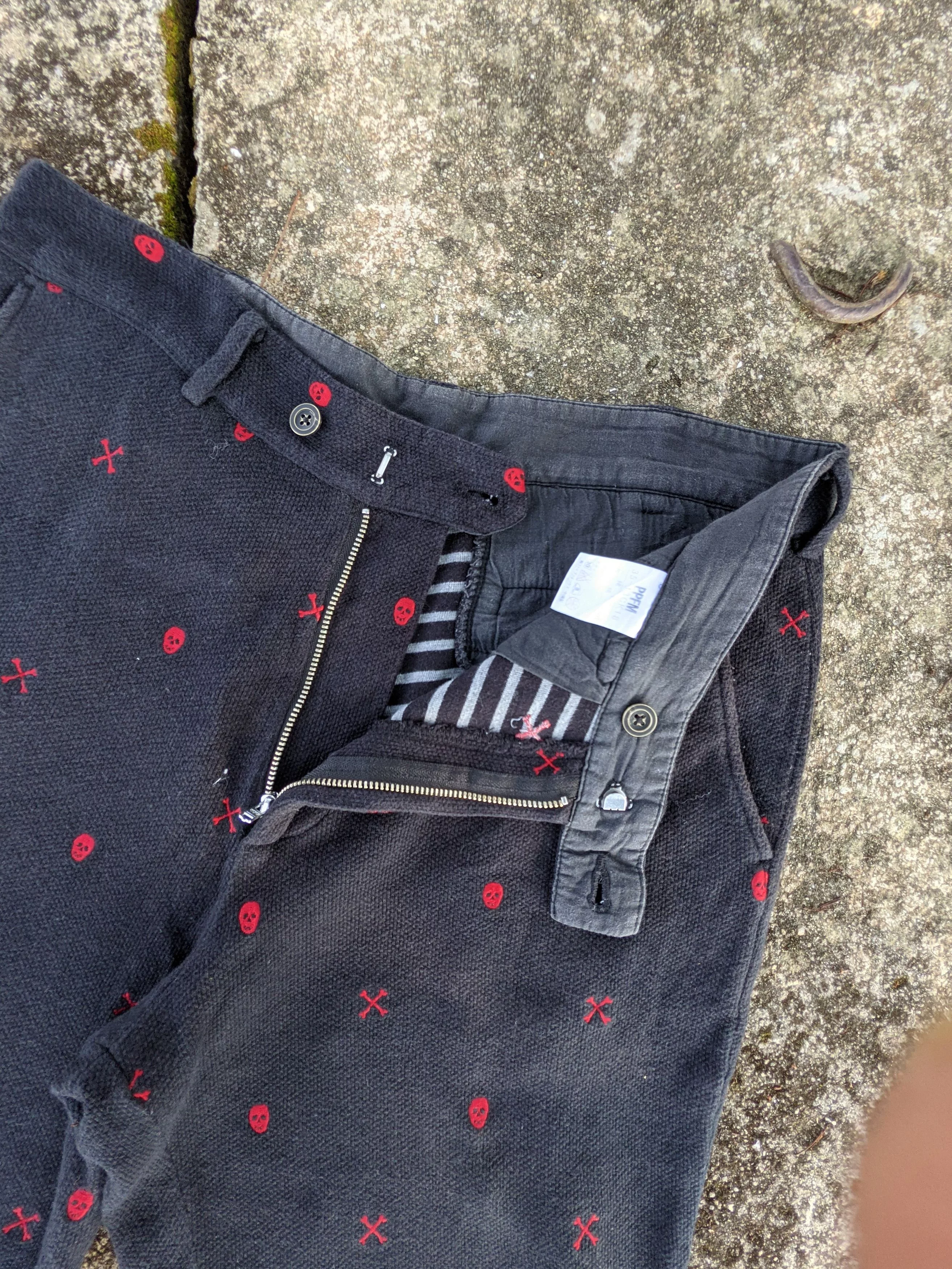 PPFM Shorts ⚡️Steals⚡️ PPFM Woven skulls shorts Blue