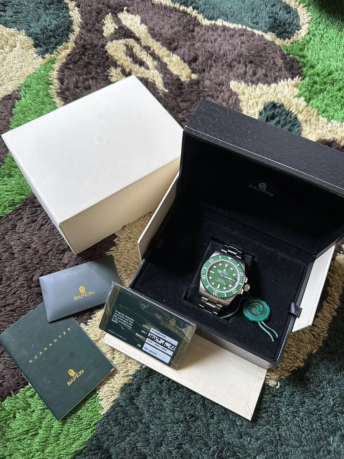 Bape Jewelry Watches Type 3 Bapex (2023) Green