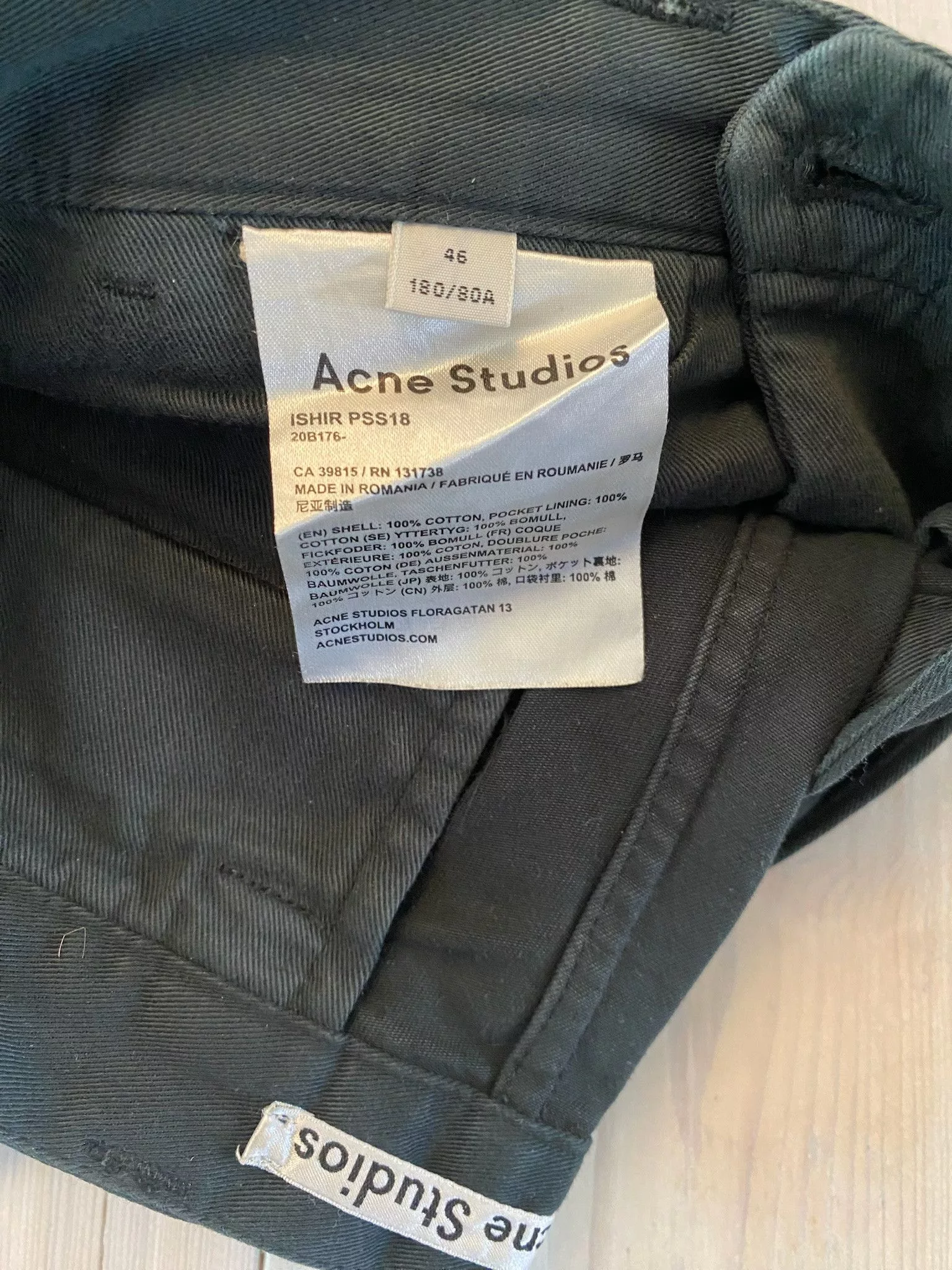 Acne Studios Casual Pants Acne Studios Chinos Green