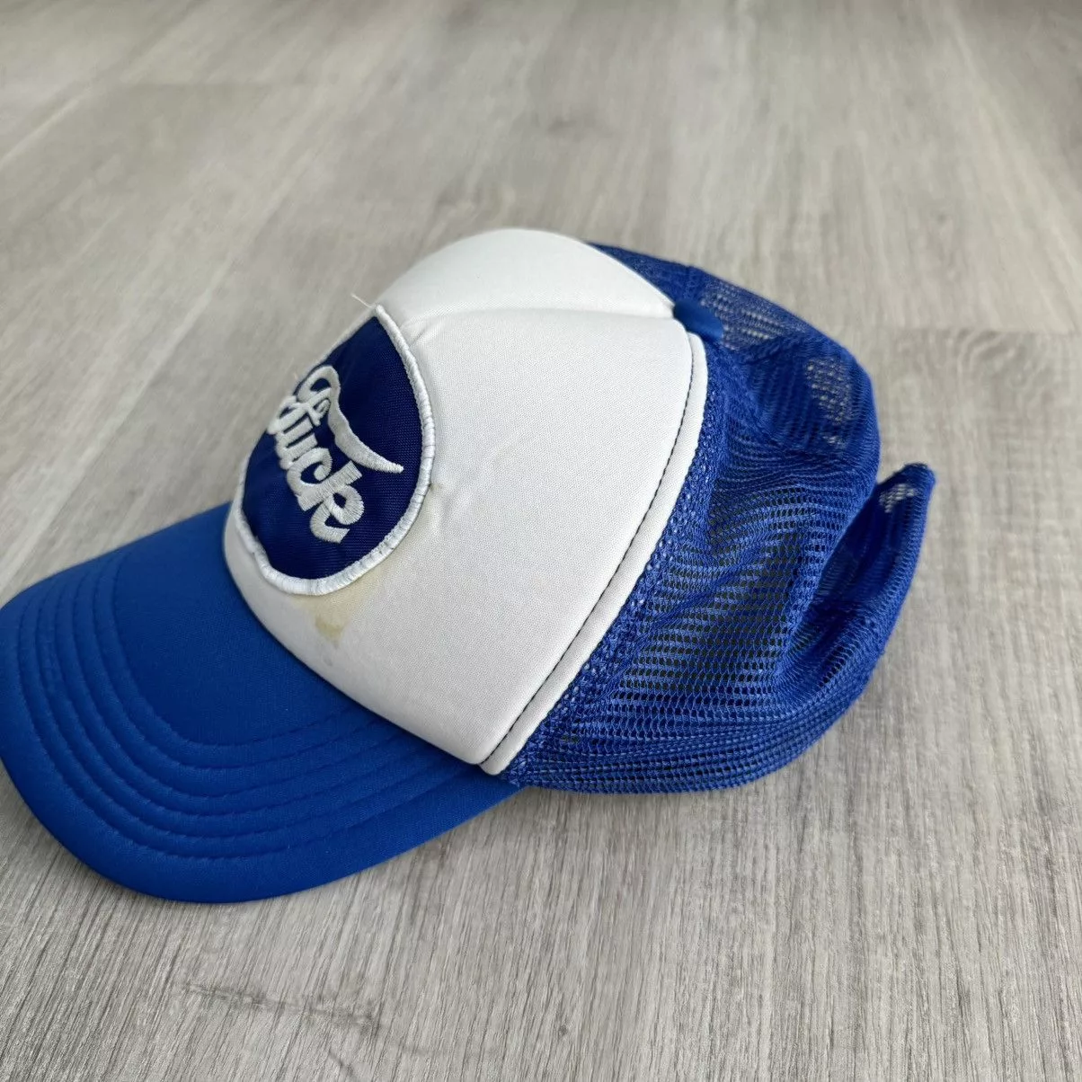 Vintage Hats Vintage Fuck Cap Blue