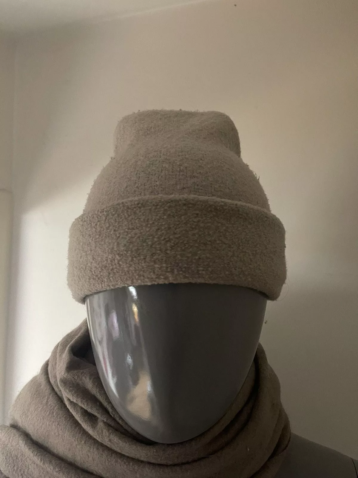 Rick Owens Hats Rick Owens × Rick Owens Drkshdw Rick Owens Mainline Archive Heavy Beanie Beige