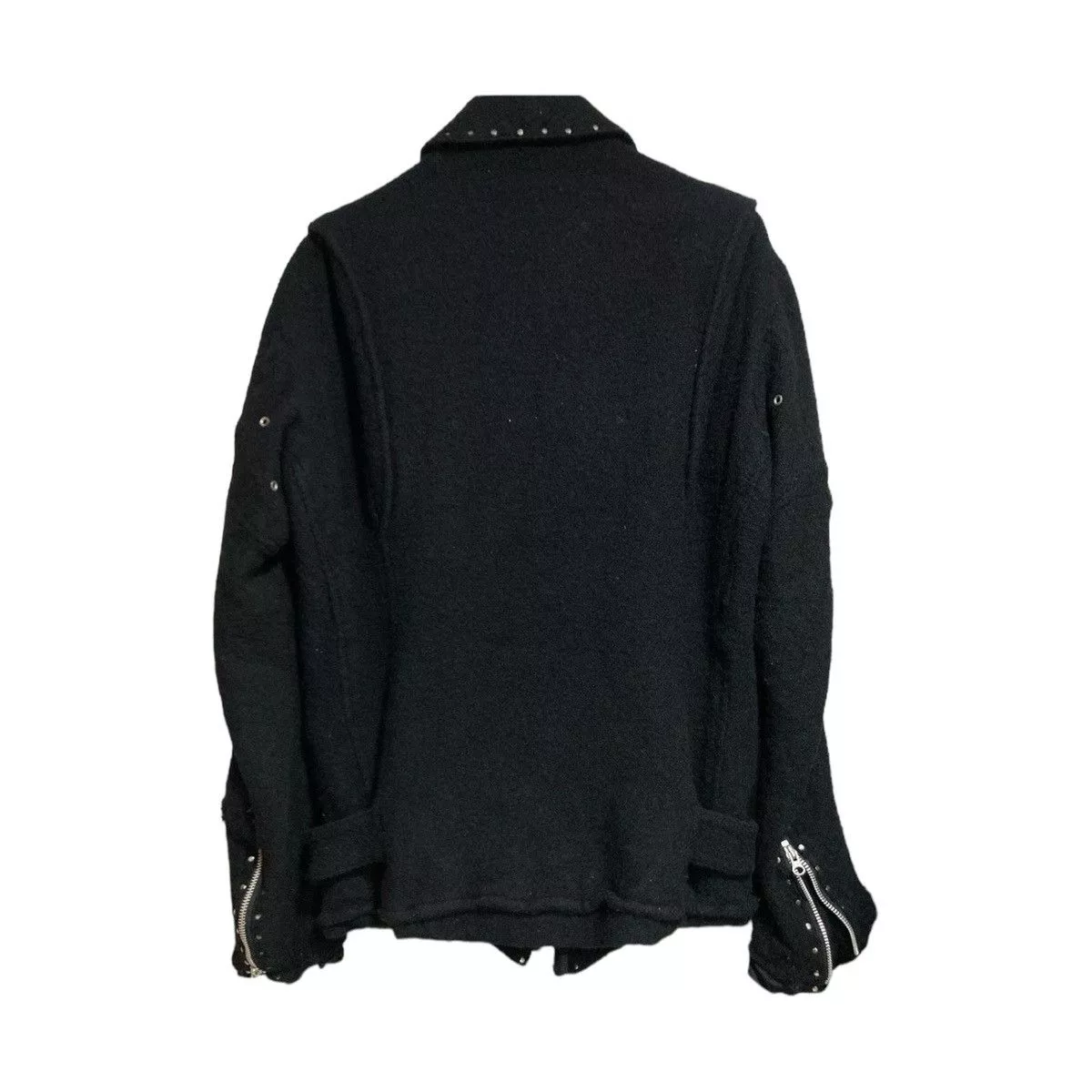 Comme des Garcons Light Jackets Comme des Garcons × Junya Watanabe Junya Watanabe stud riders jacket Black