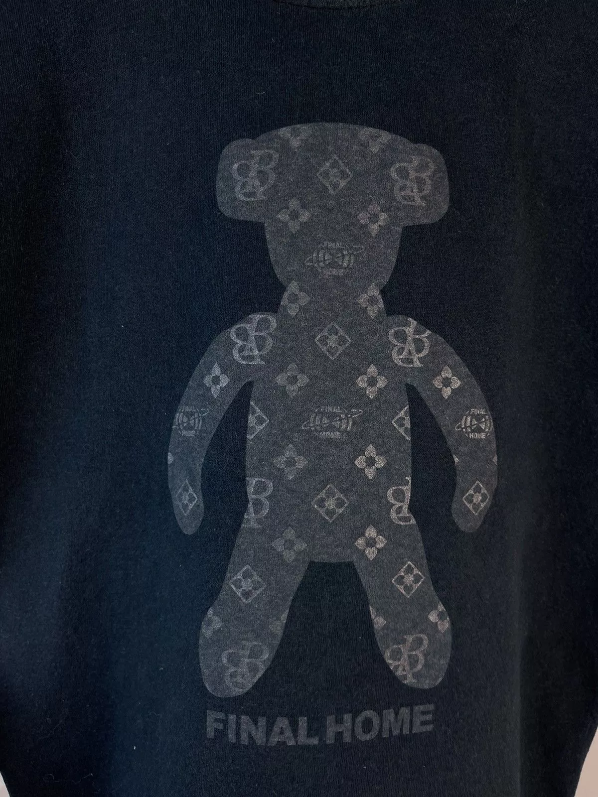 Beams Plus Short Sleeve T Shirts Beams Plus × Final Home × Issey Miyake Final Home X Beams Bear Tee Black