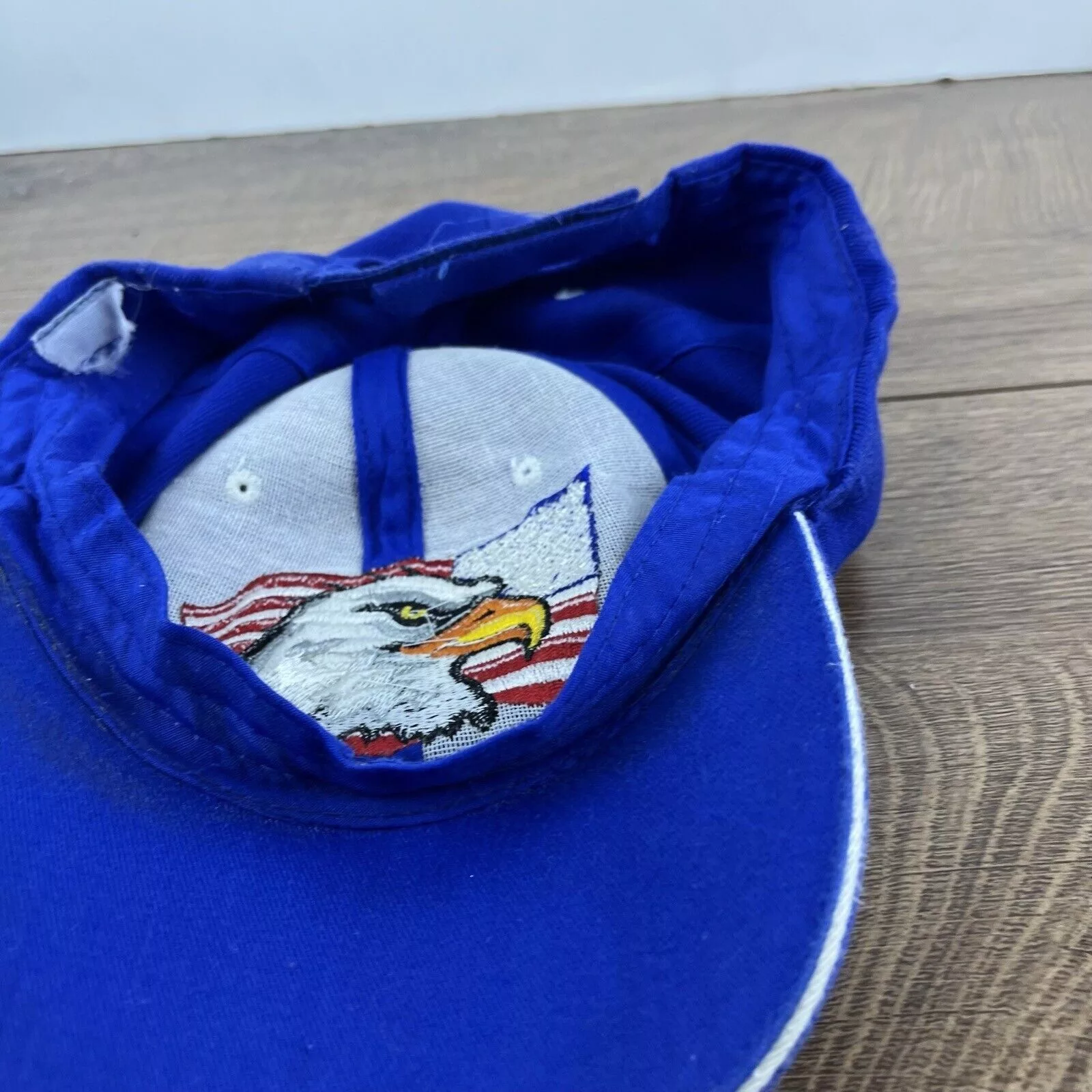 Other Hats Other Bald Eagle Hat USA American Flag Hat Blue Adjustable Hat Blu