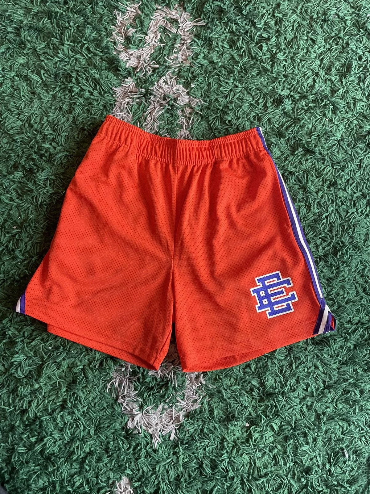 Eric Emanuel Shorts Eric Emanuel Basic Shorts Orange Purple Large
