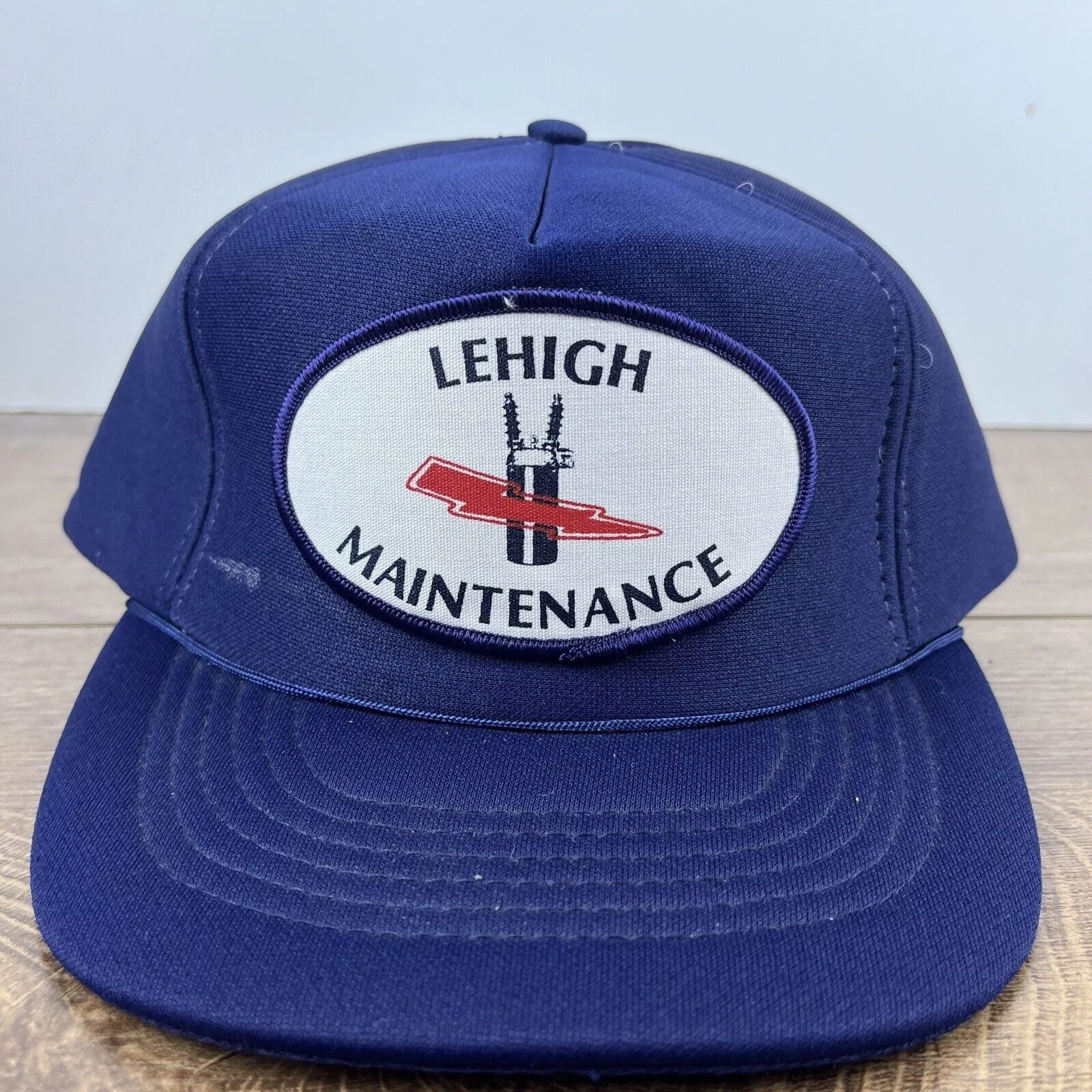 Other Hats Other Lehigh Maintenance Hat Lehigh Blue Hat Adjustable Adult Size