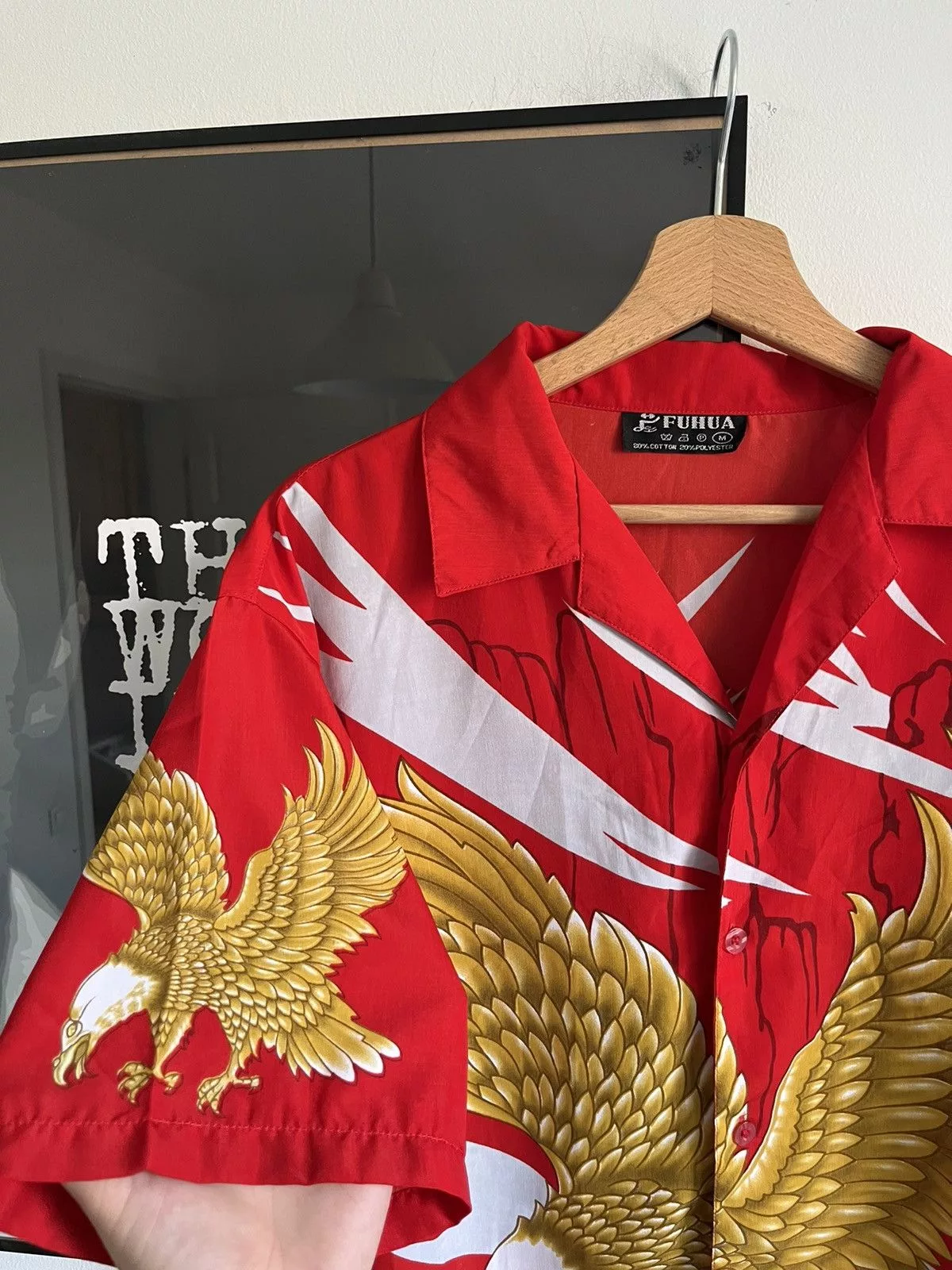 Vintage Shirts Button Ups Vintage fighting eagle button up shirt Multi
