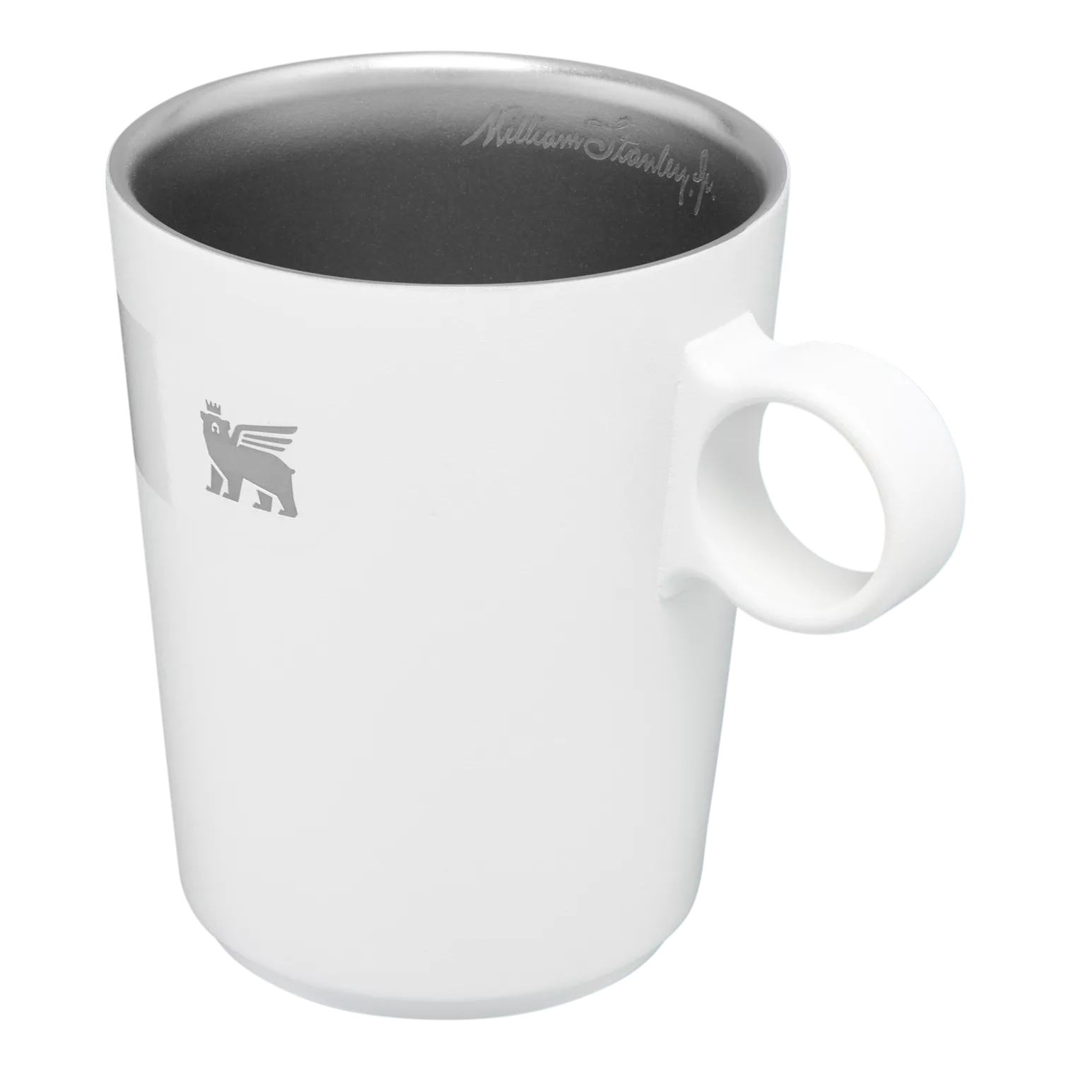 Stanley 10.6 OZ Cafe Latte Cup with Circular Handle in Pale Stone