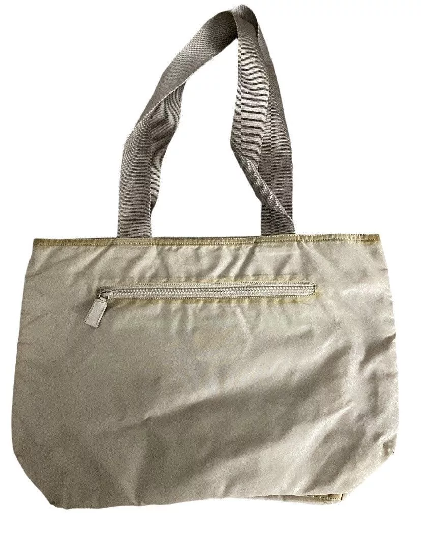 Prada Tote Bags Prada Tessuto Nylon Tote Bag White