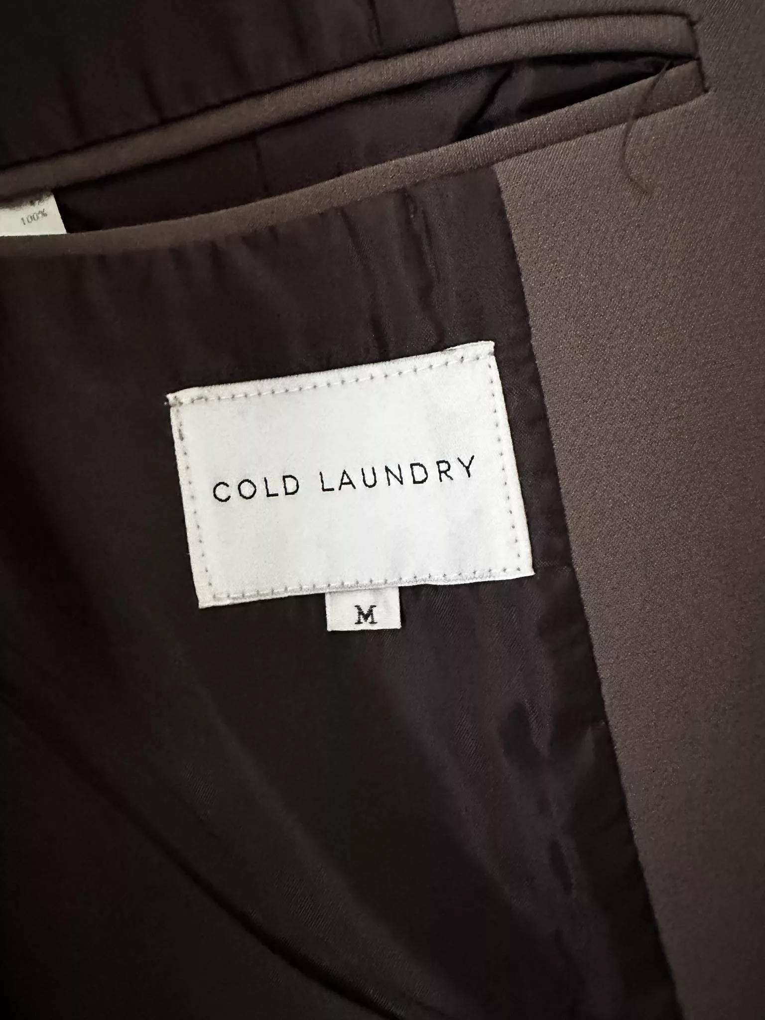 Cold Laundry Suits Cold Laundry Cappucino Brown Suit