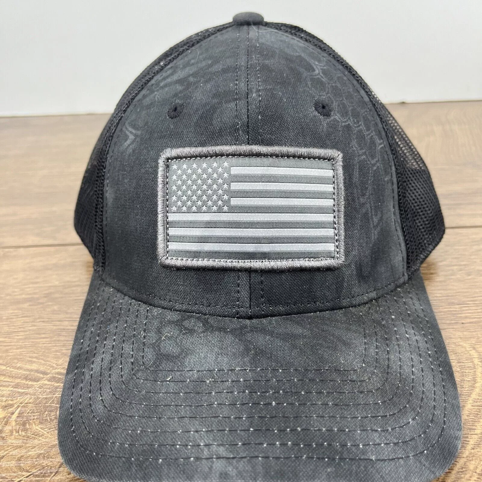 Other Hats Other USA Flag Snapback Hat American Flag Gray Hat Adjustable Adul