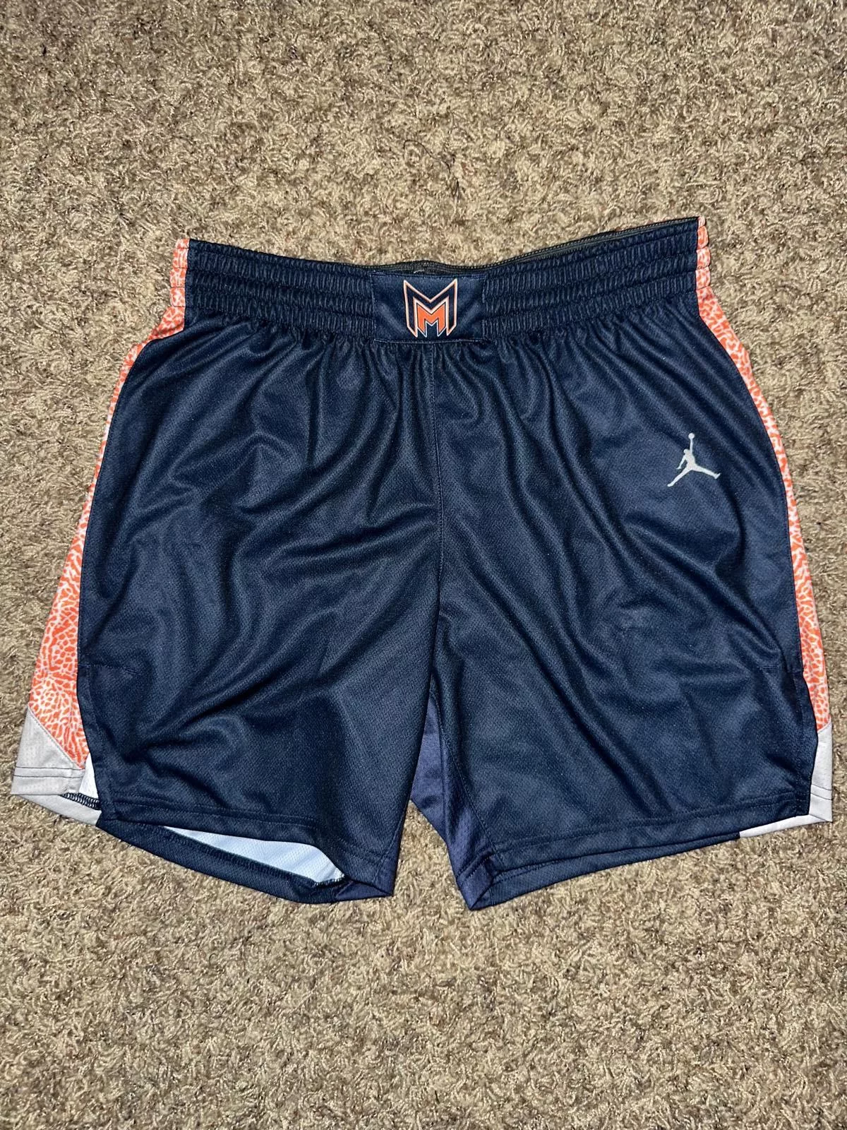 Jordan Brand Shorts Jordan Brand Men's Jordan Mitchell HS Athletics Navy limitEdition Shorts Blue