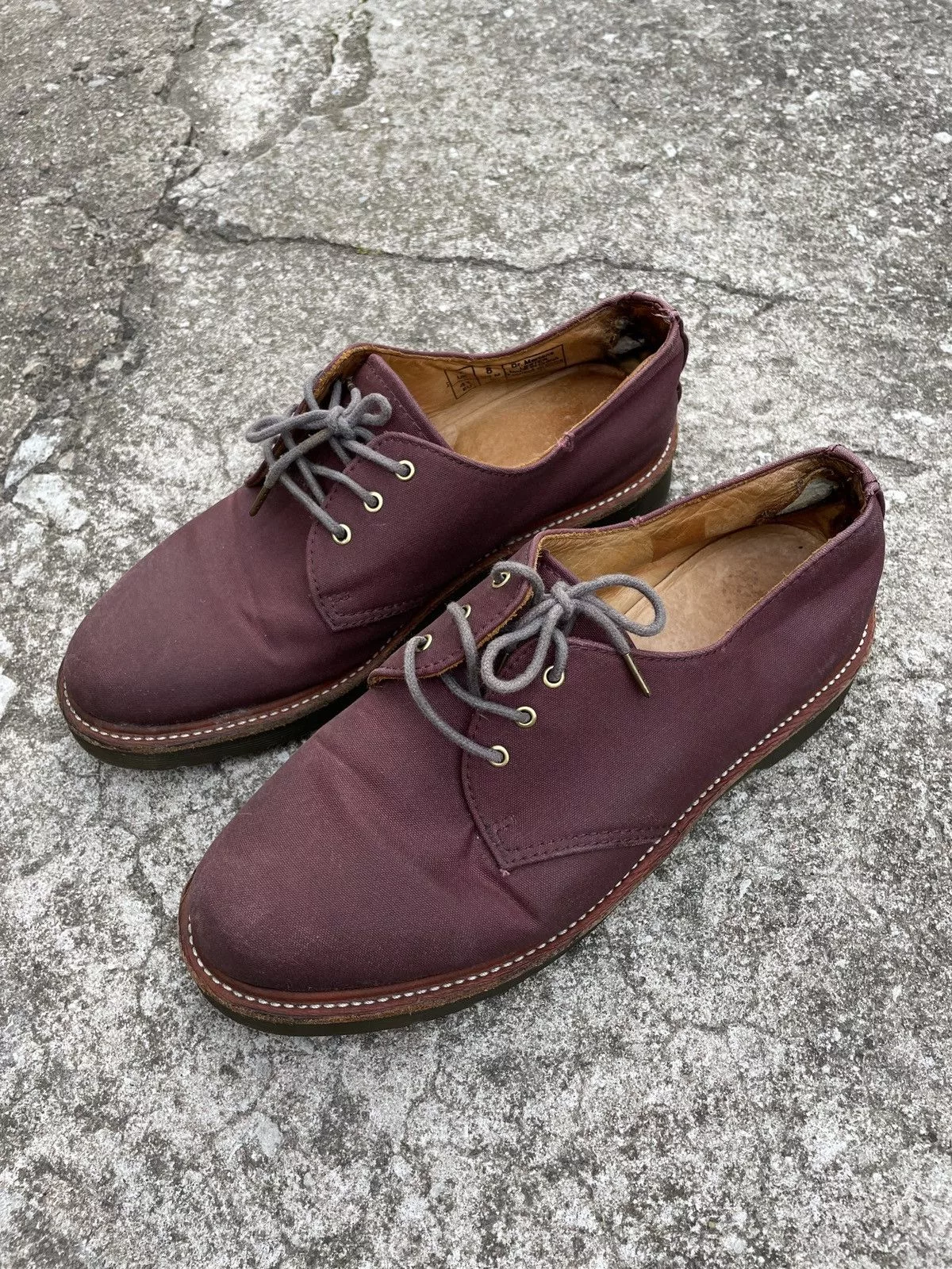 Dr. Martens Boots Dr. Martens × Vintage Dr Martens Lester Windsor Antique Oxblood Boots Red