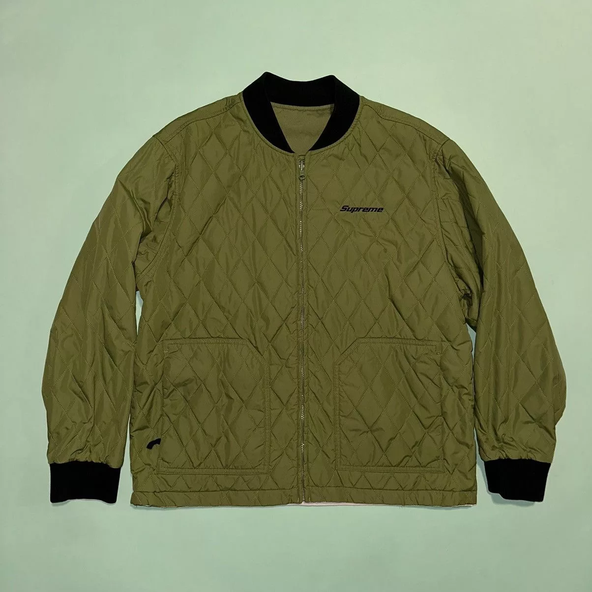 Supreme Light Jackets Supreme reversible tech work jacket Green