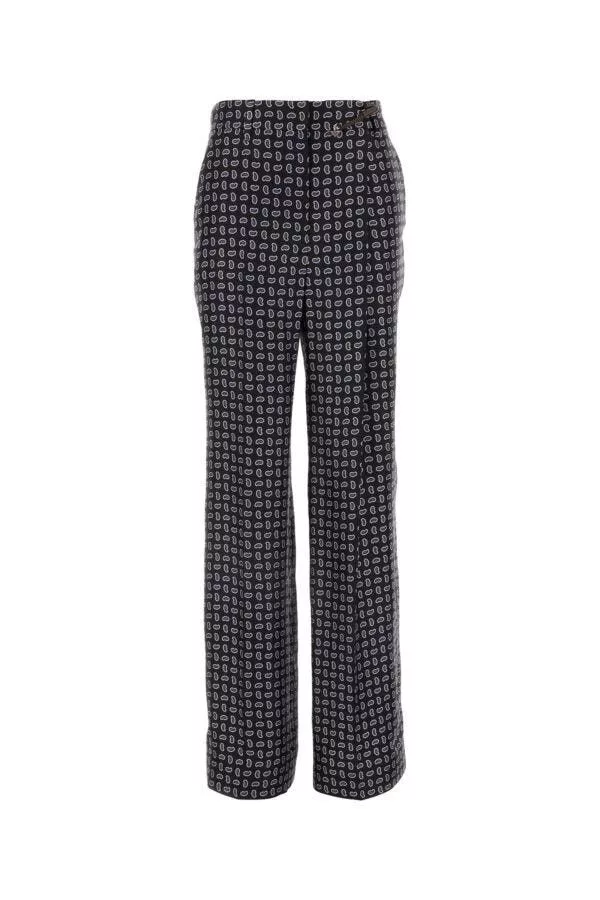 Prada Pants Prada Printed Silk Pant Multi