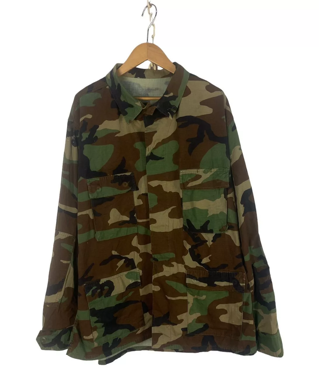 Vintage Light Jackets Vintage us army woodland button up jacket Multi