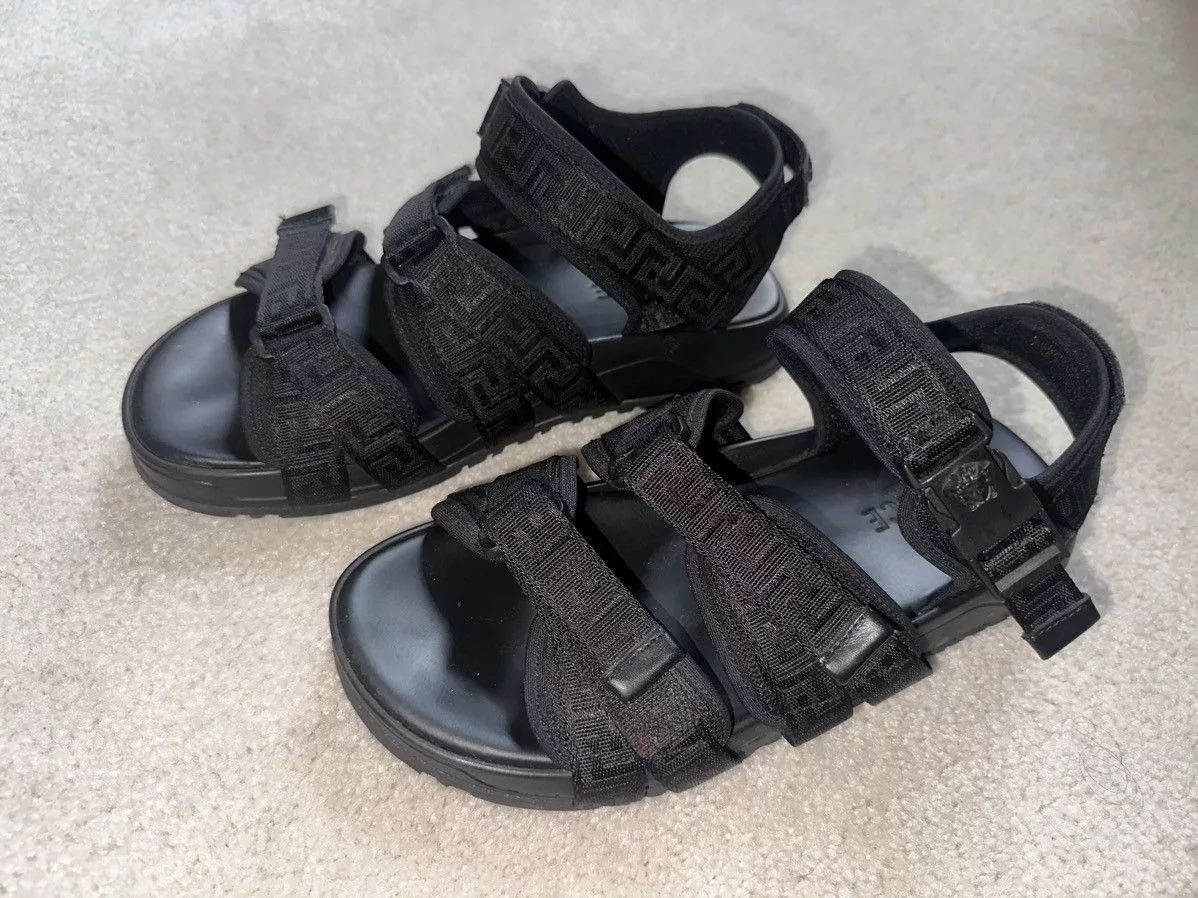 Versace Sandals Men’s Versace Sandal 9.5 Black