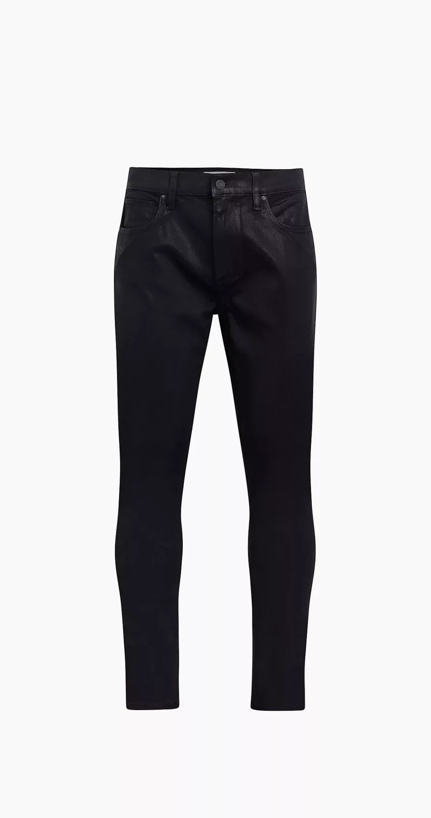 Hudson Denim Hudson Zack Coated Skinny Jeans Black