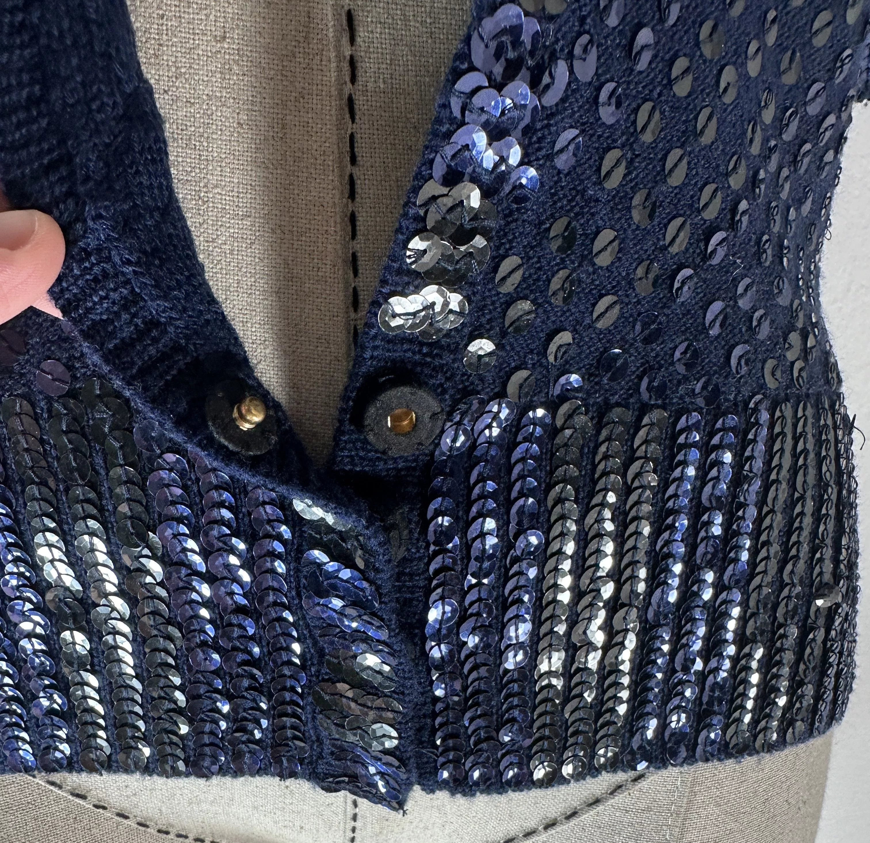 Marc by Marc Jacobs Sweaters Marc by Marc Jacobs Blue cardigan sequins
