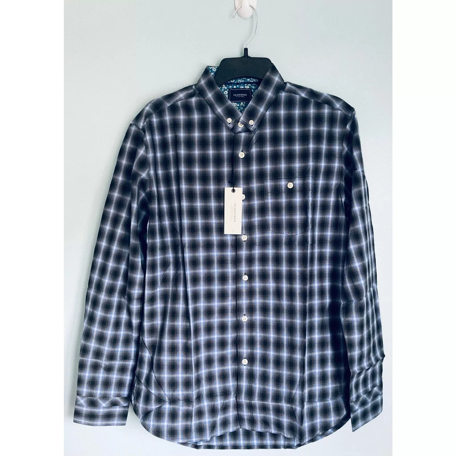 7Diamonds Shirts Button Ups 7Diamonds 7 Diamonds Higher Ground Button Down Casual Shirt Small Gray