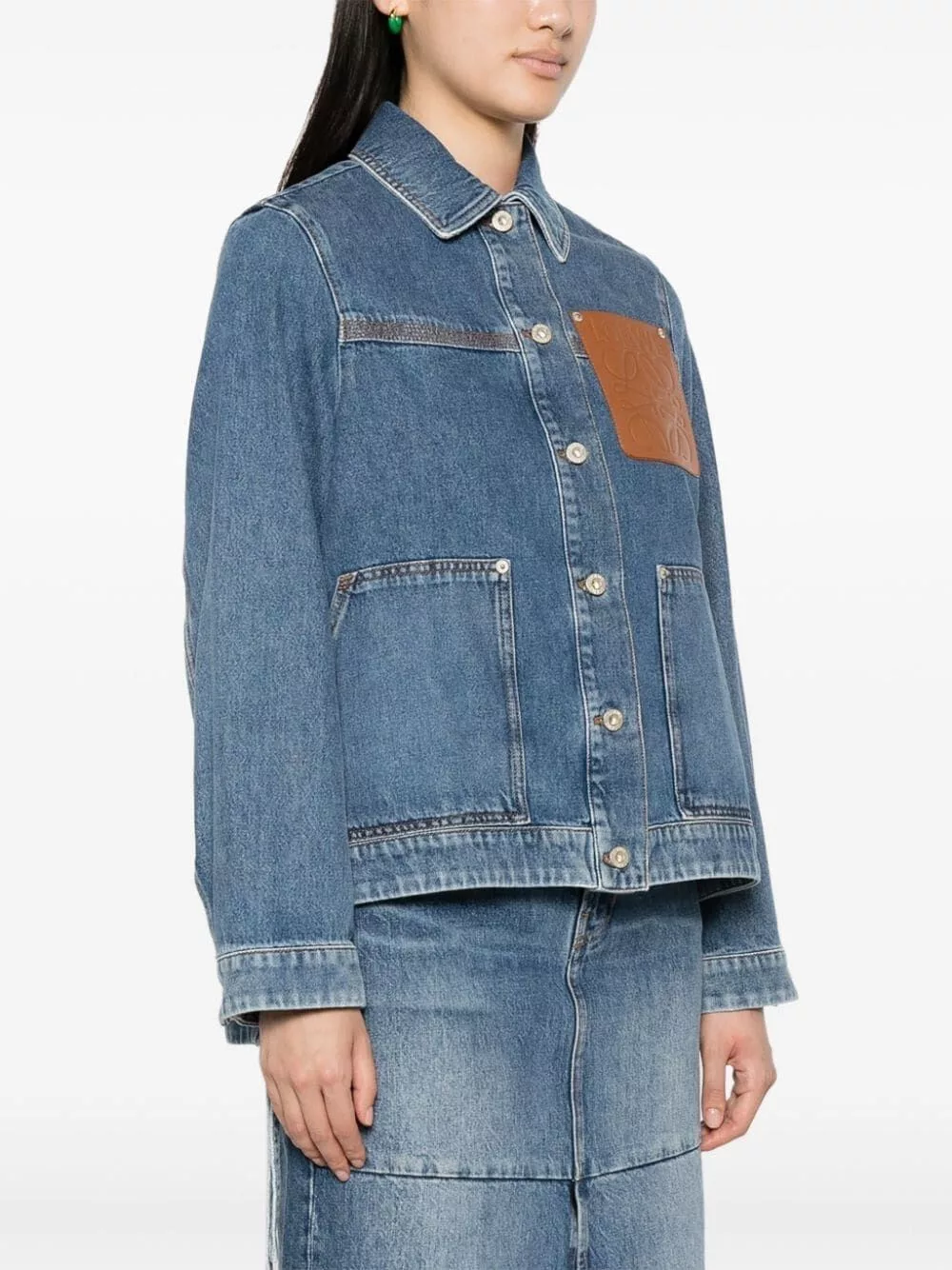 Loewe Jackets Loewe WORKWEAR DENIM JACKET Blue
