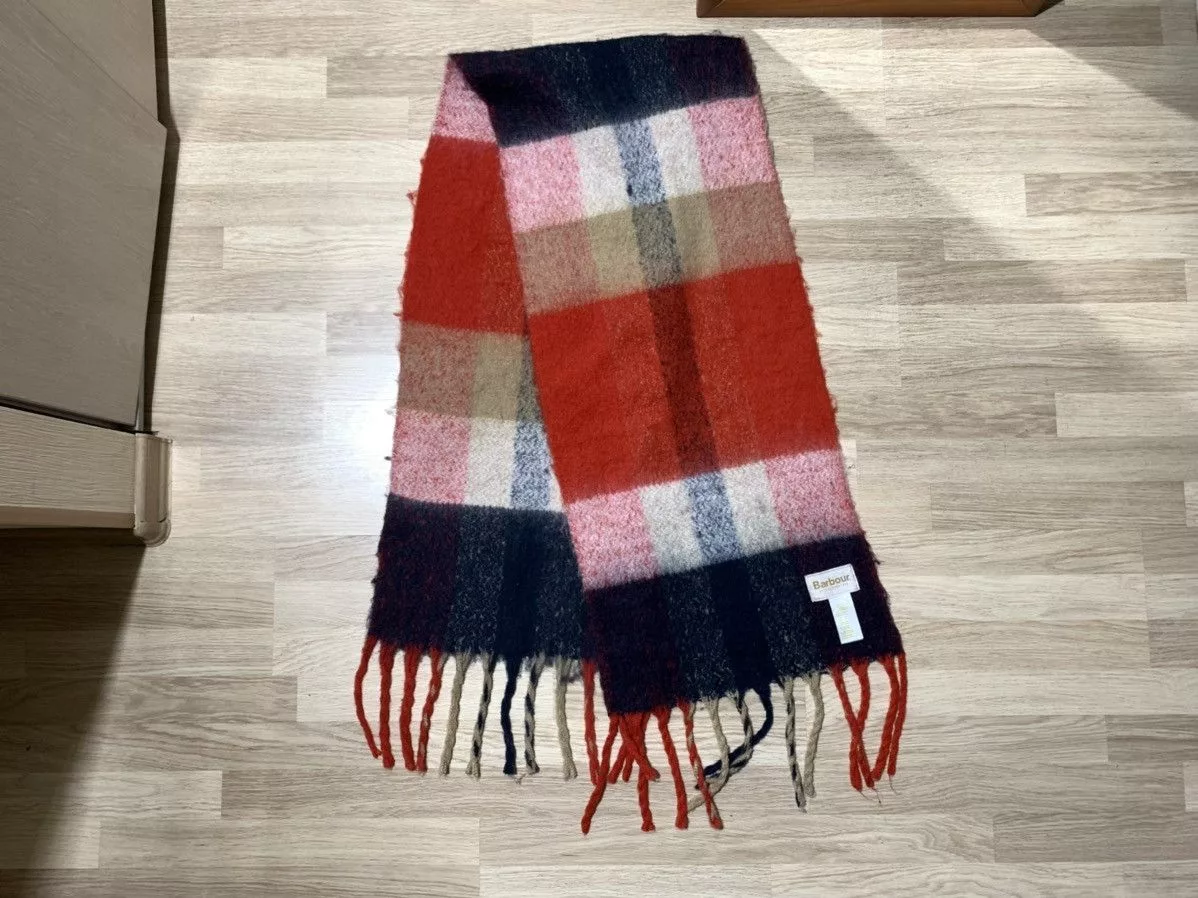 Barbour Scarves Barbour × Designer Barbour big scarf Multi