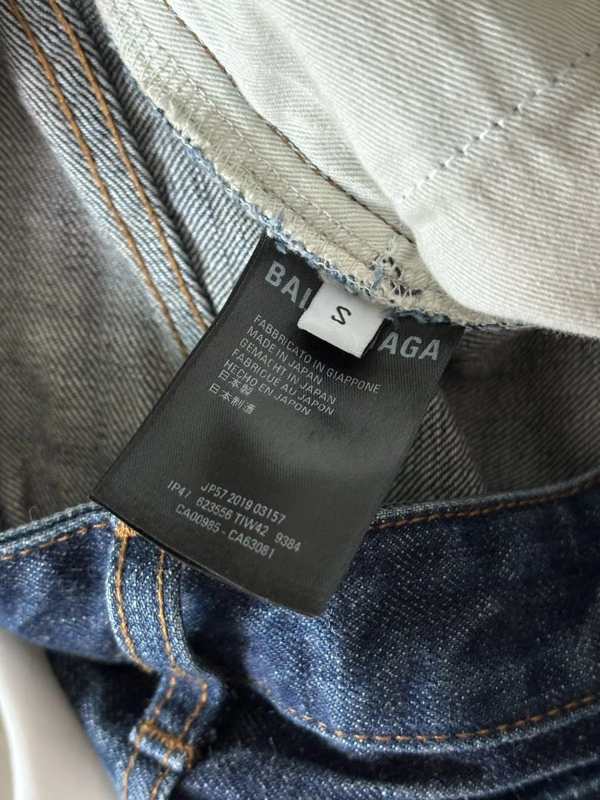 Balenciaga denim jeans Blue