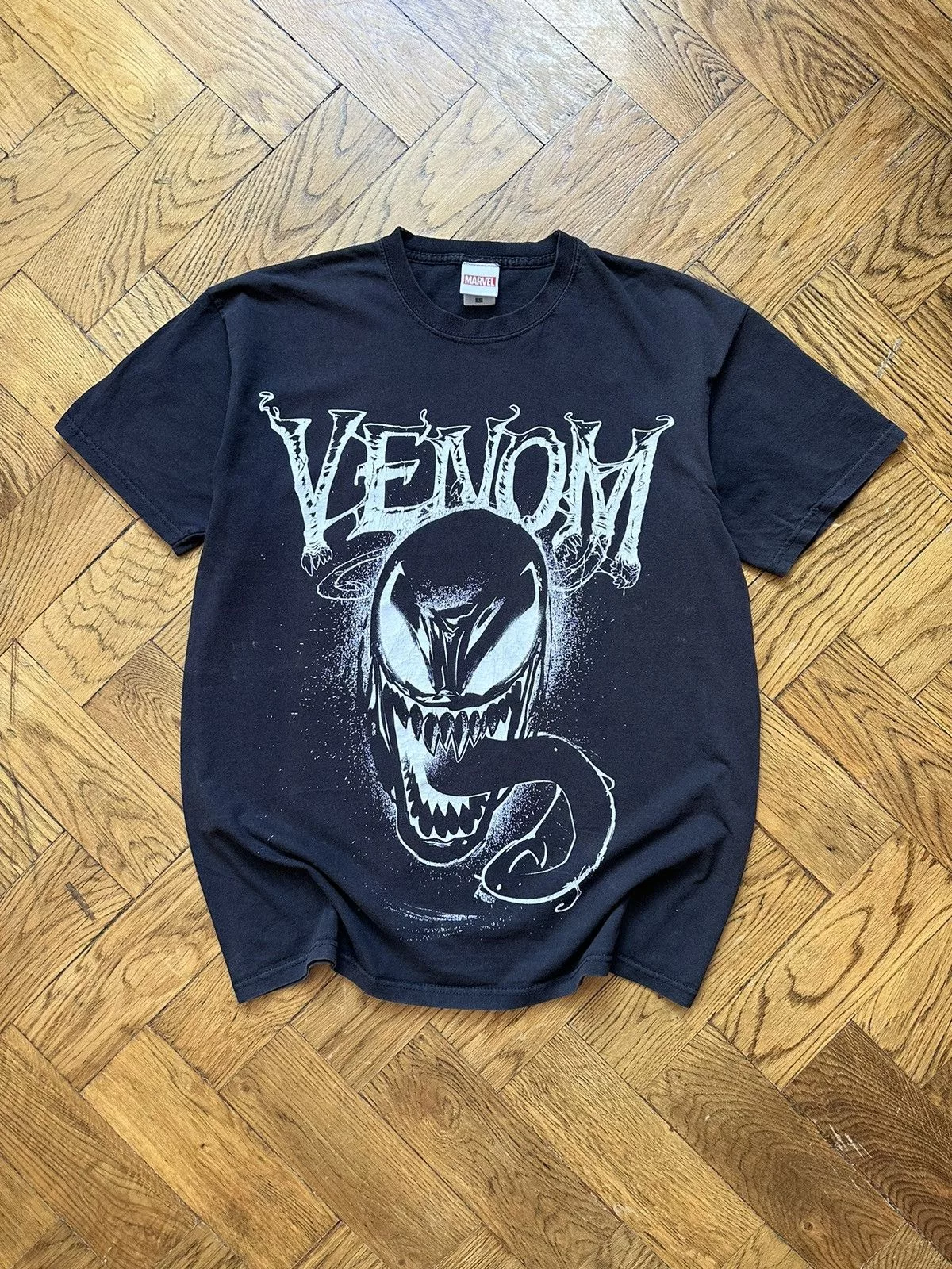 Marvel Comics Short Sleeve T Shirts Marvel Comics Venom Marvel T Shirt Black Vintage