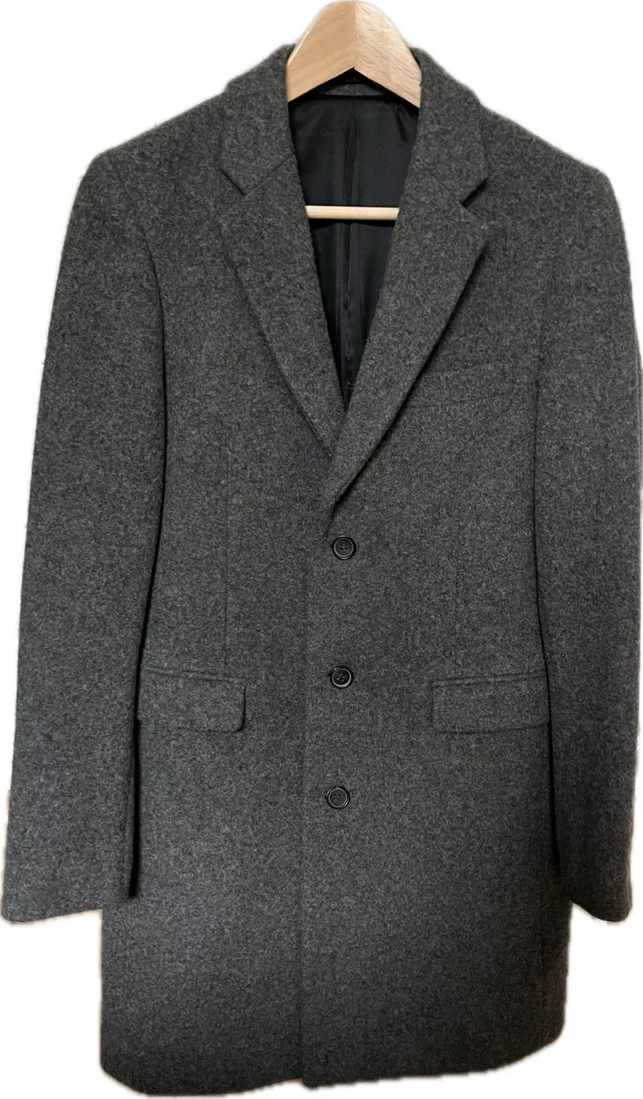 Journal Standard Heavy Coats Journal Standard (S) Grey Long Coat Gray