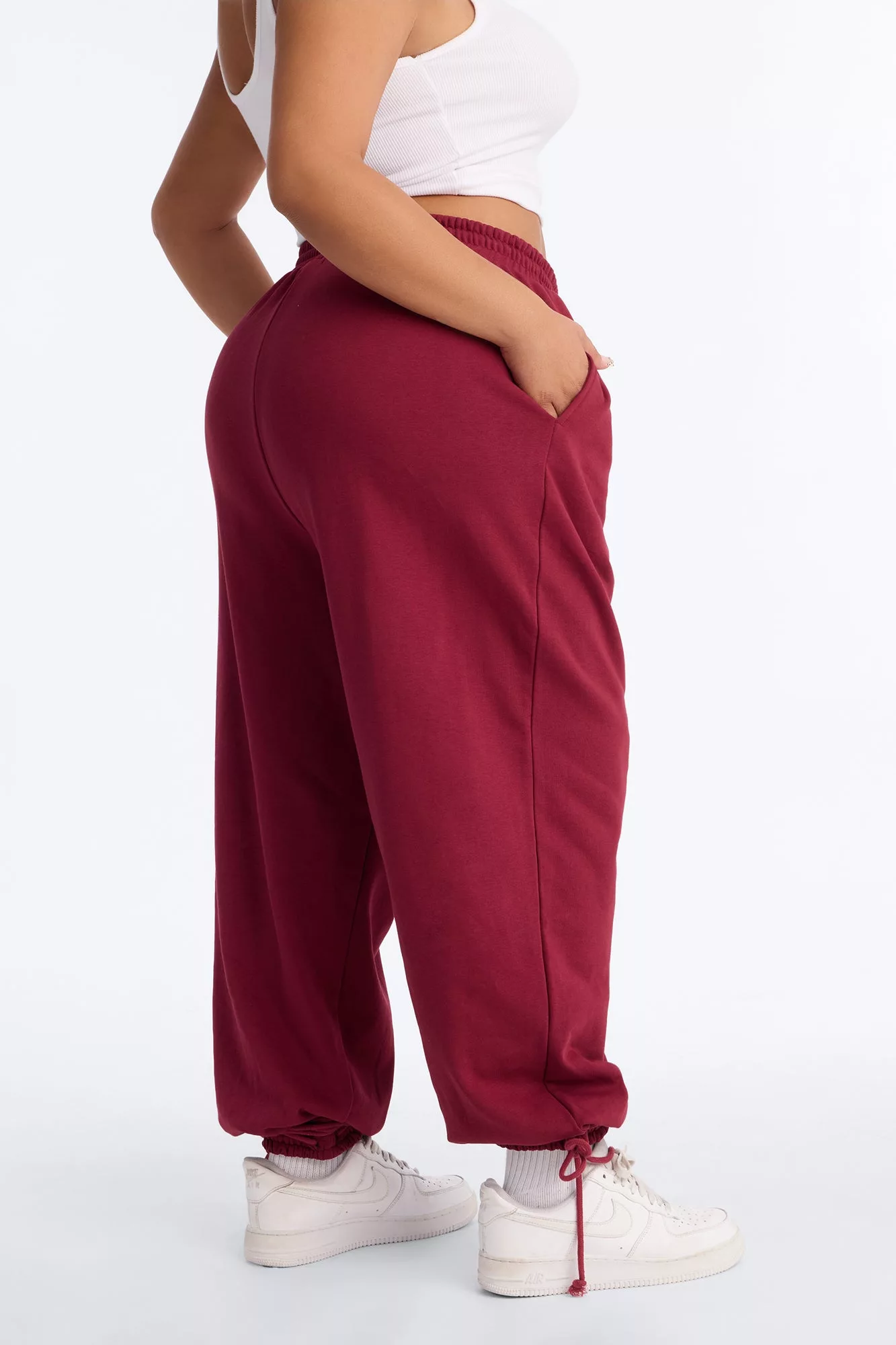Alexa Jogger - Burgundy