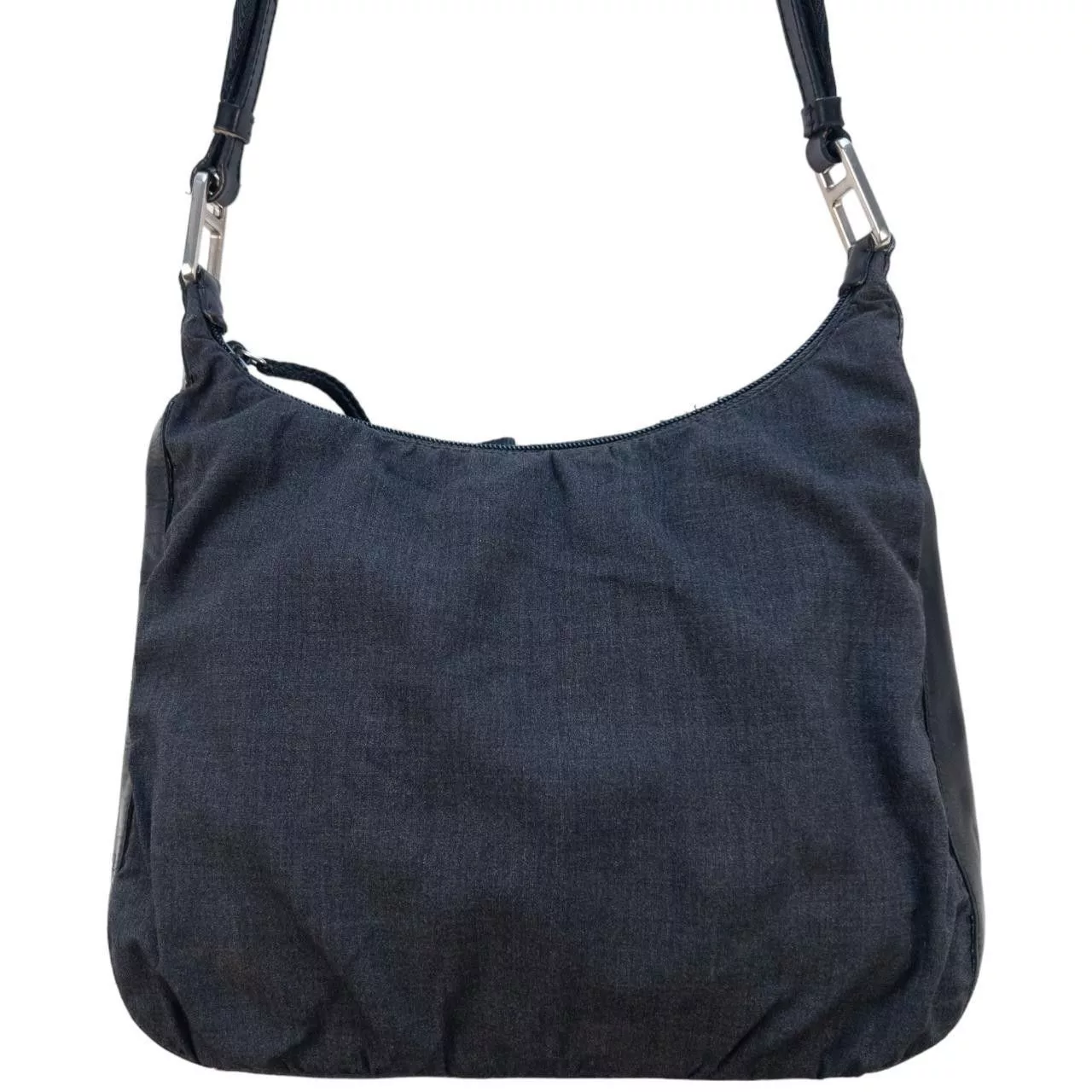 Prada Handle Bags Vintage Prada Shoulder Bag Gray