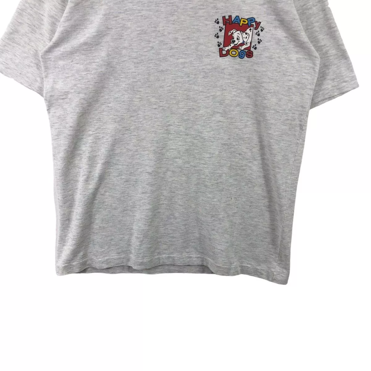 Disney Short Sleeve T Shirts Disney × Vintage Pick!! Vtg 90's DISNEY 101 Dalmatians Top Tee Tshirt Gray