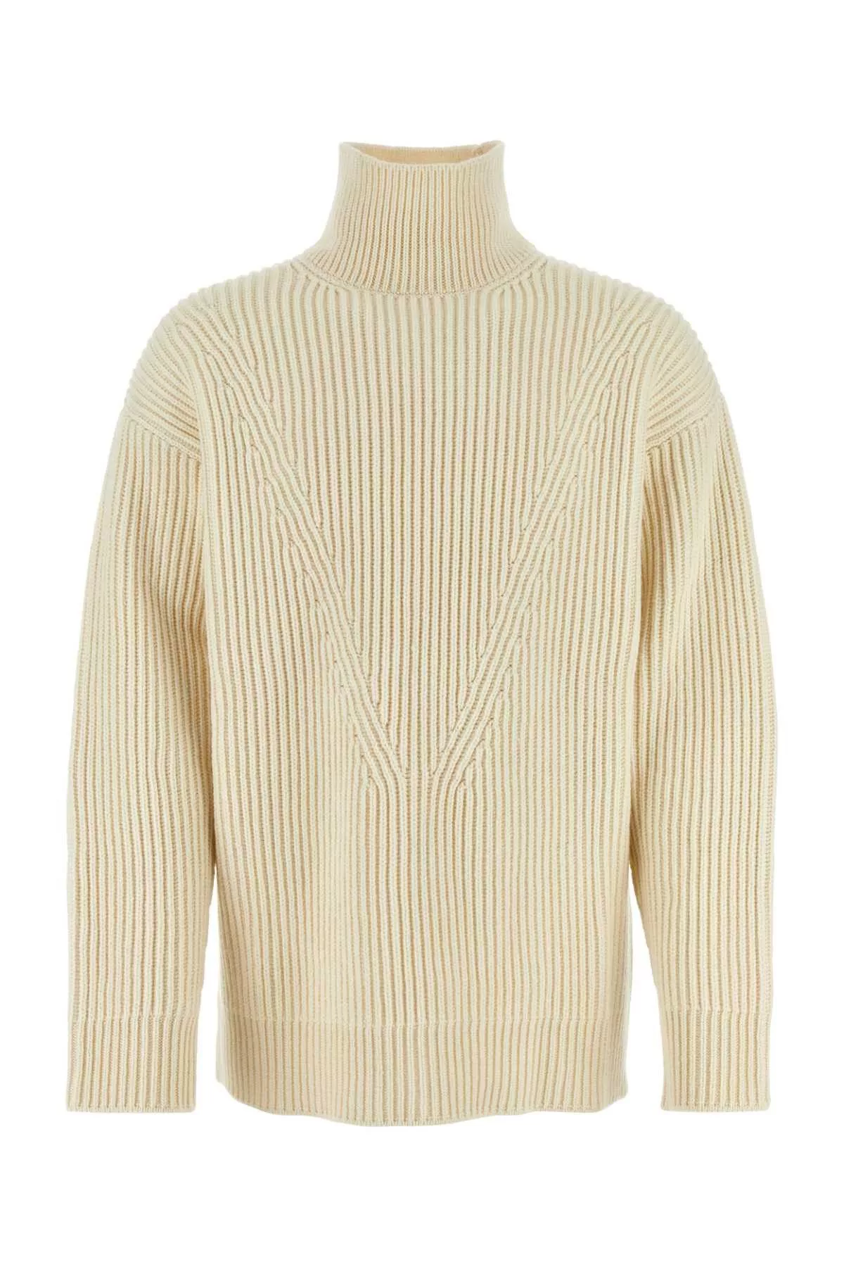 Jil Sander Sweaters Knitwear Jil Sander Ivory Wool Sweater Multi