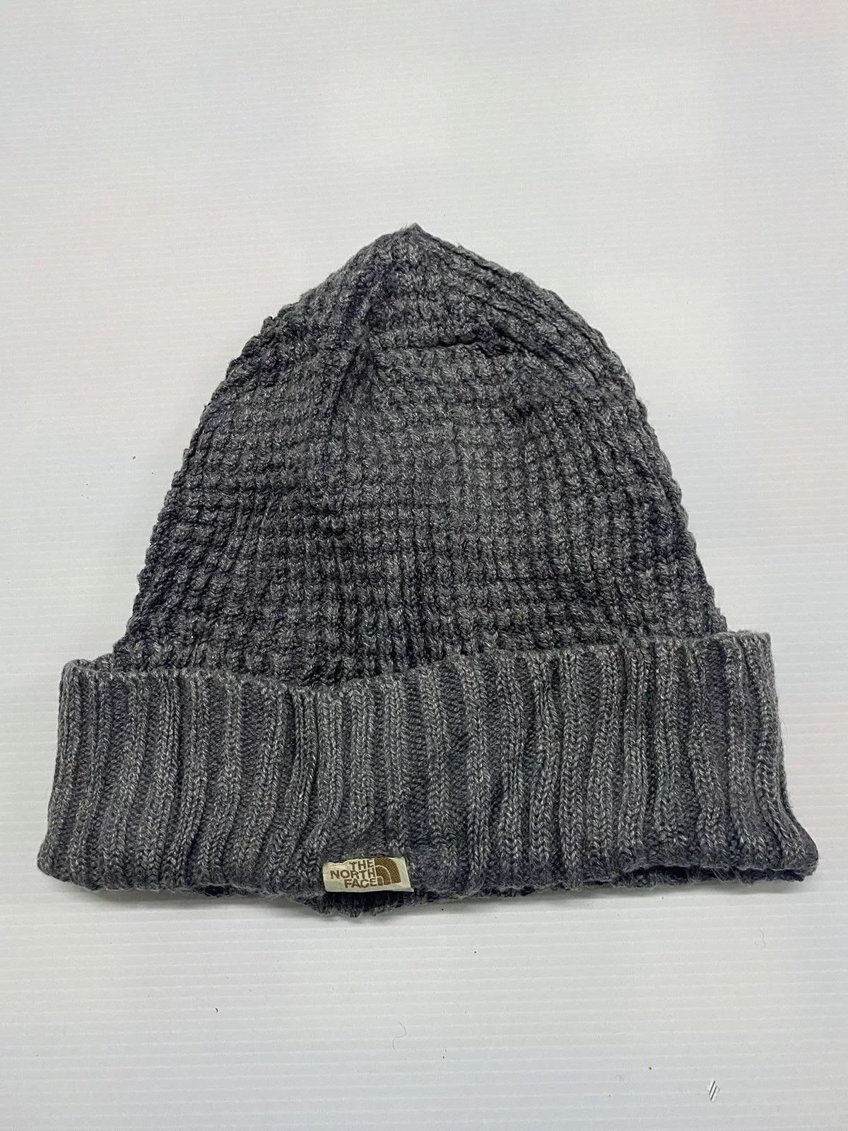 The North Face Hats The North Face Knitted Beanie Hat Gray Gorpcore