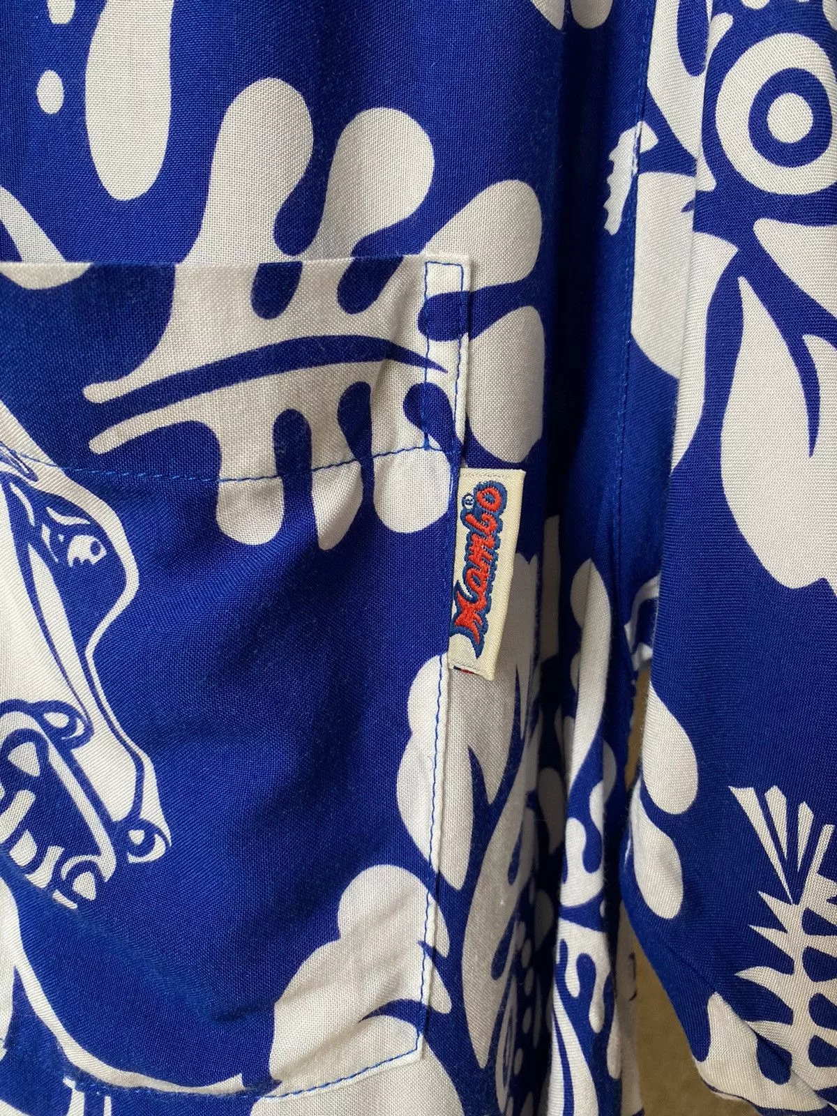 Mambo Shirts Button Ups Mambo × Vintage Mambo Shirt Vintage Hawaii Blue
