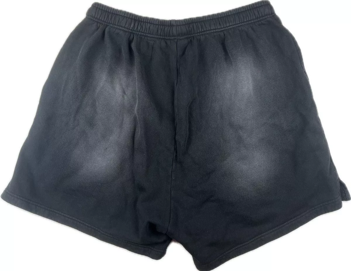 HELLSTAR Sweatpants Joggers Hellstar Flame Shorts Black