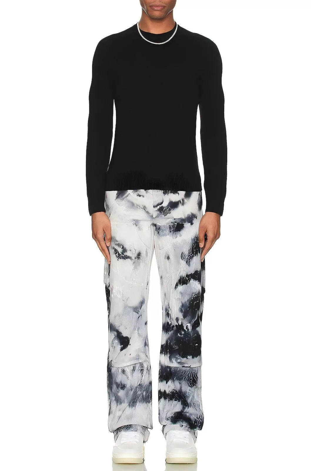Amiri Denim Amiri Tie-Dye Double Knee Carpenter Jeans Black