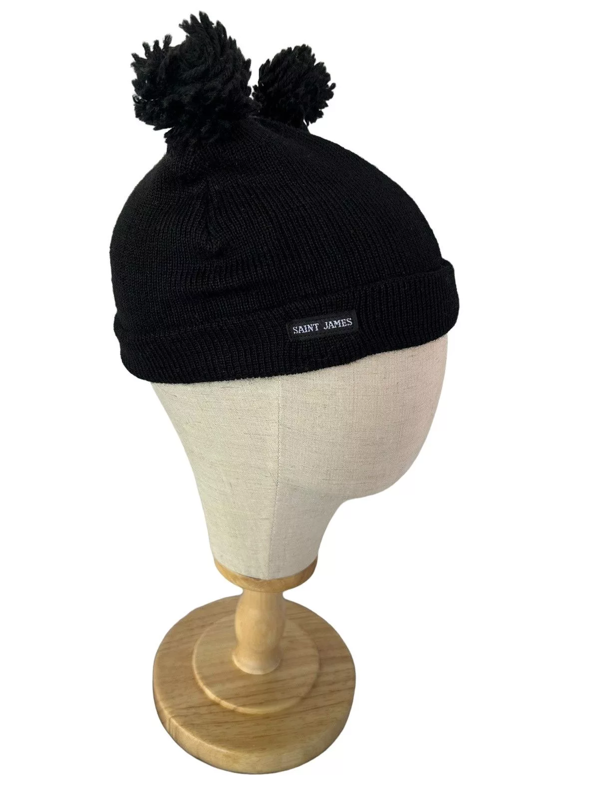 Saint James Hats Saint James Horn Devil Children Beanie Hats Black
