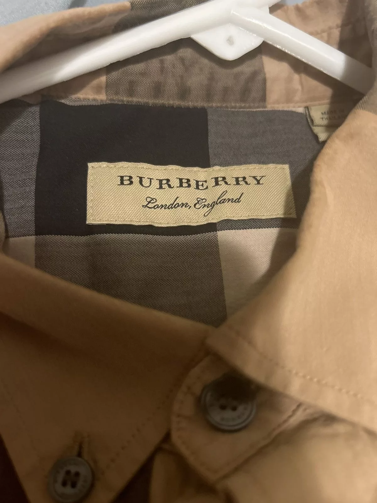 Burberry Shirts Button Ups Burberry Classic Plaid Shortsleeved Button Up Multi